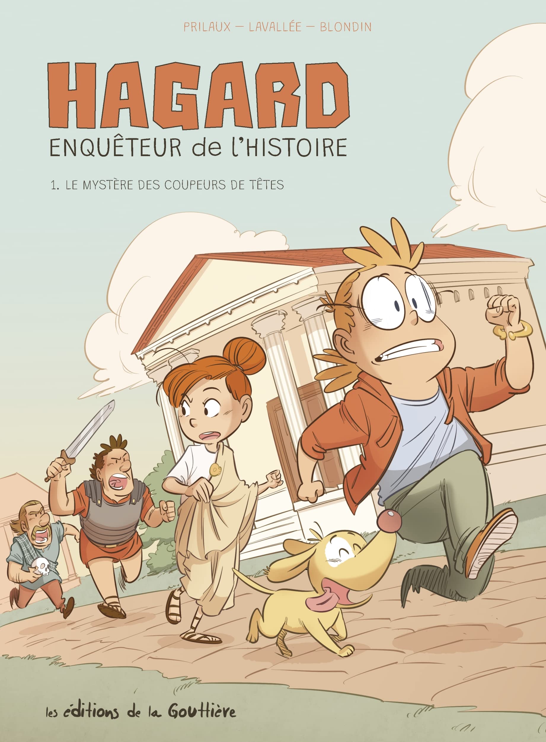 jaquette album Hagard, enquêteur de l'Histoire - Tome 1 - Le Mystère des coupeurs de têtes