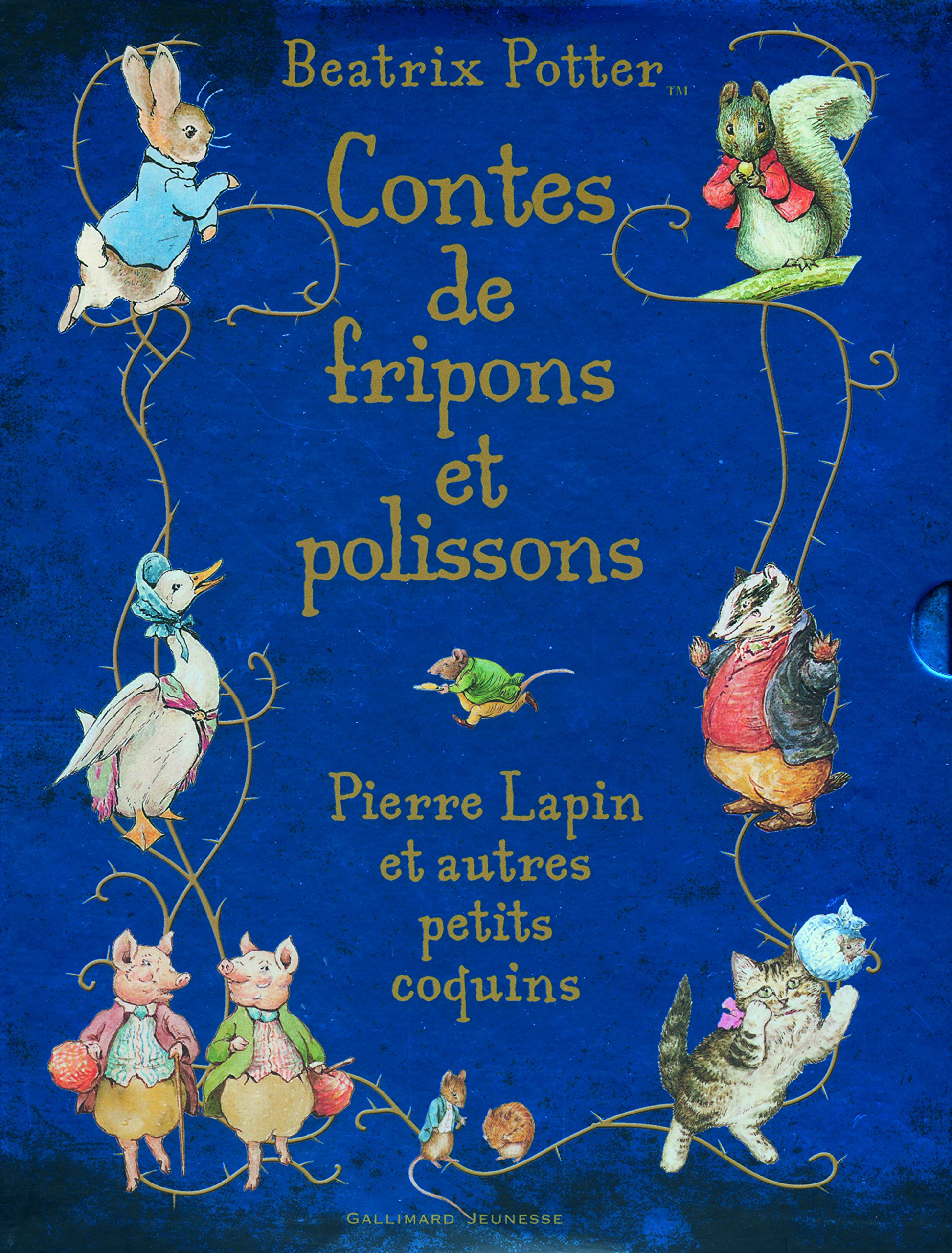 jaquette album Contes de fripons et polissons - Pierre Lapin et autres petits coquins - De 3 à 7 ans