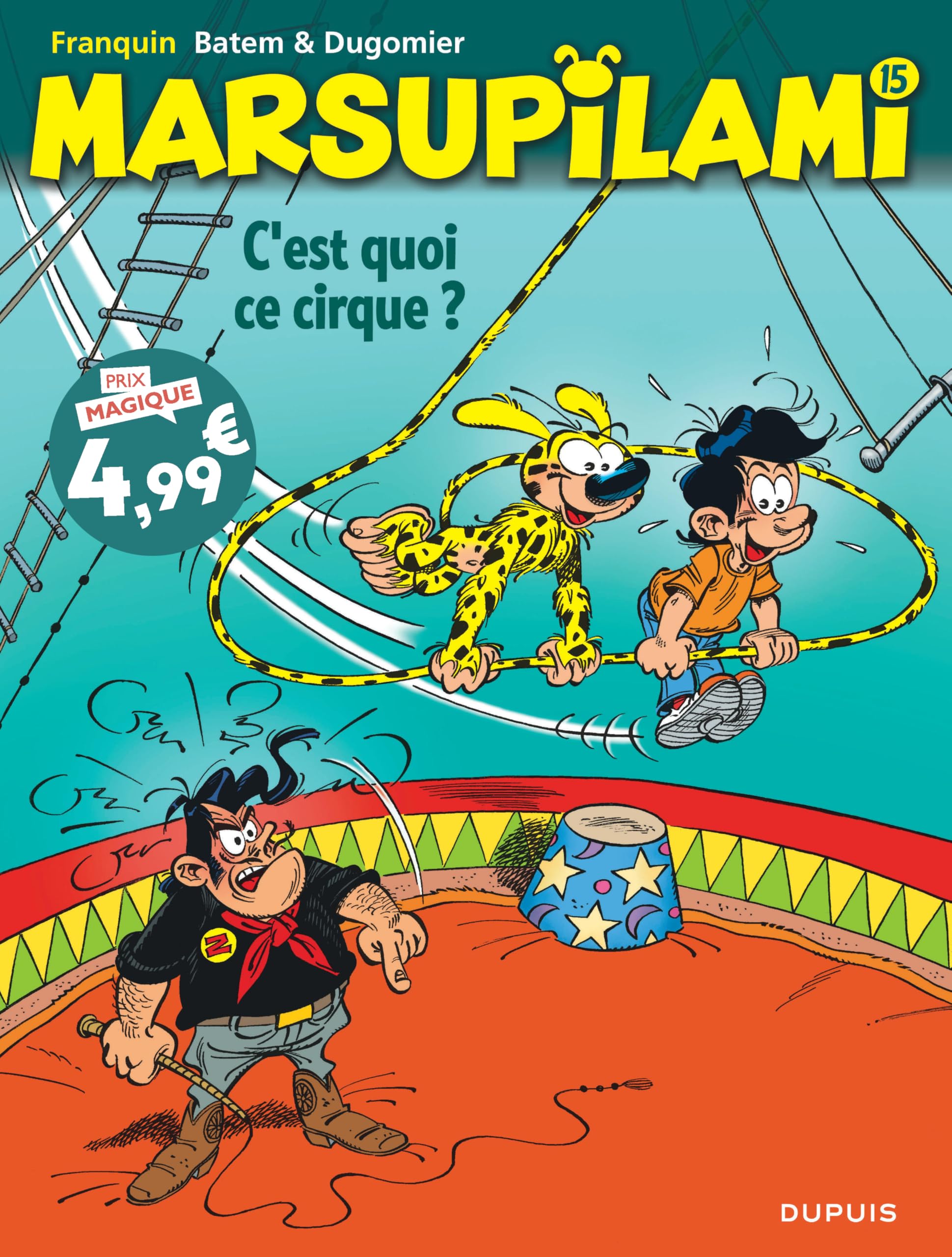 jaquette album Marsupilami - Tome 15 - C'est quoi ce cirque ?