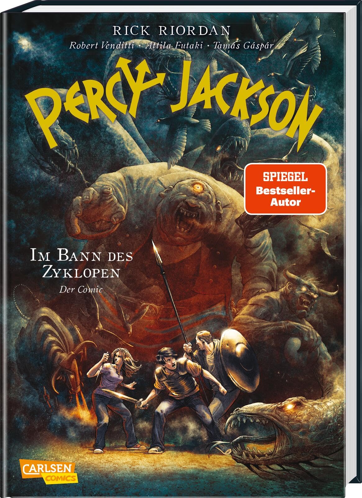 jaquette album Percy Jackson (Comic) 02: Im Bann des Zyklopen