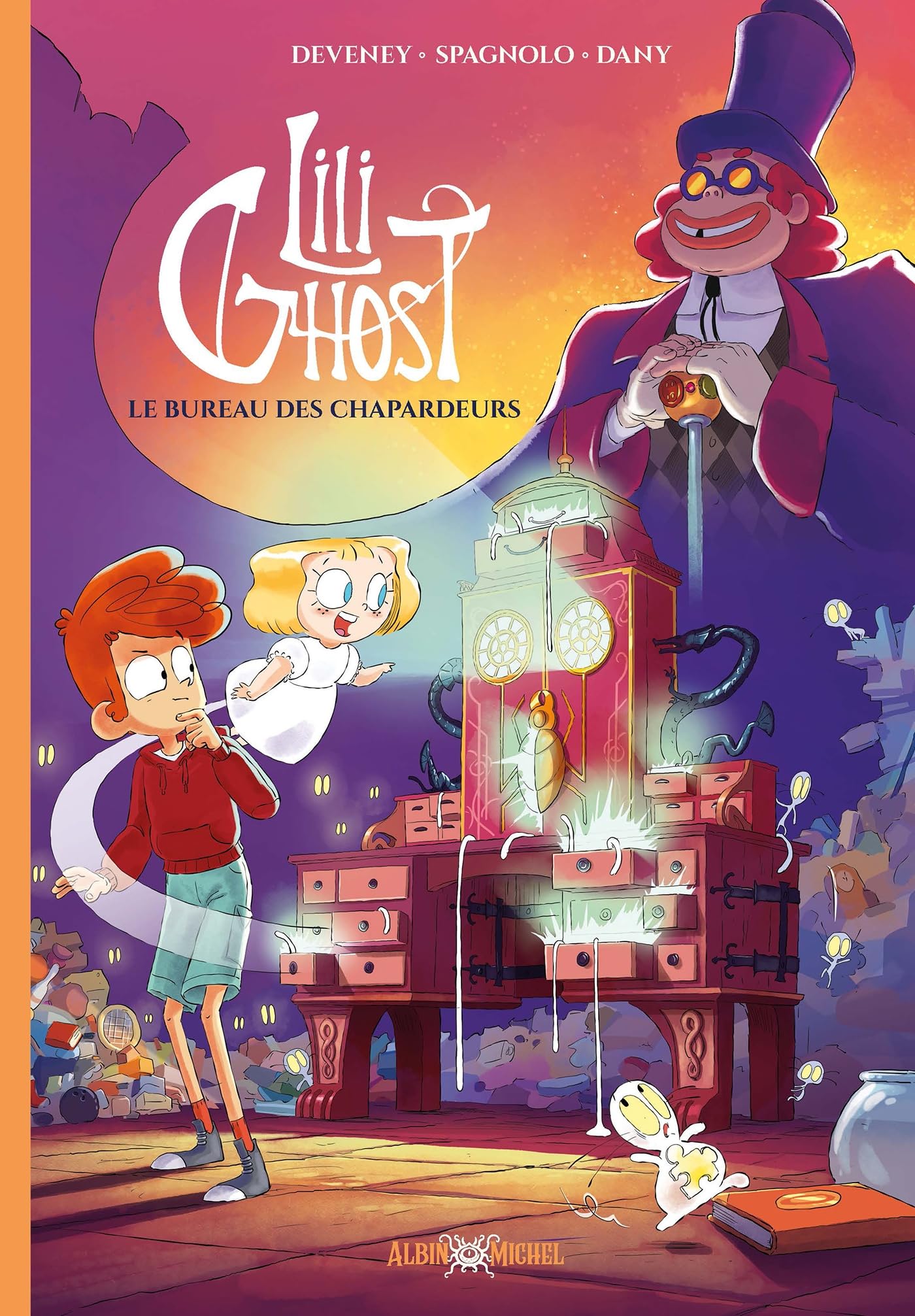 jaquette album Lili Ghost - tome 2 - Le Bureau des chapardeurs