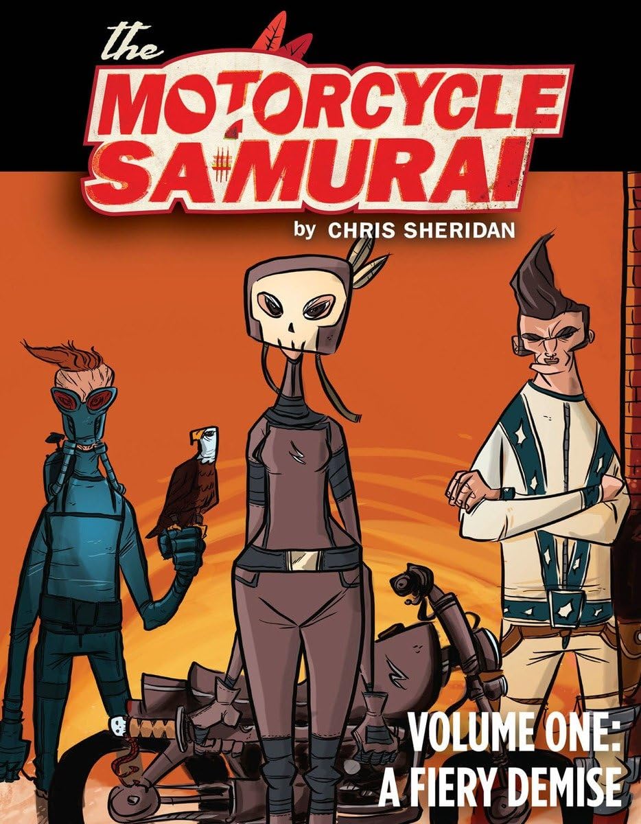 jaquette album Motorcycle Samurai Volume 1: A Fiery Demise