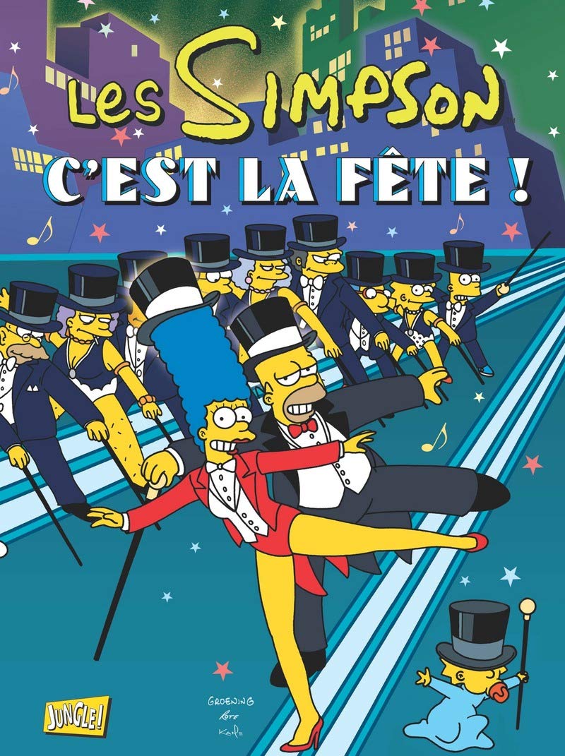 jaquette album Les Simpson - Spécial Noël, Tome 3 : C'est la fête