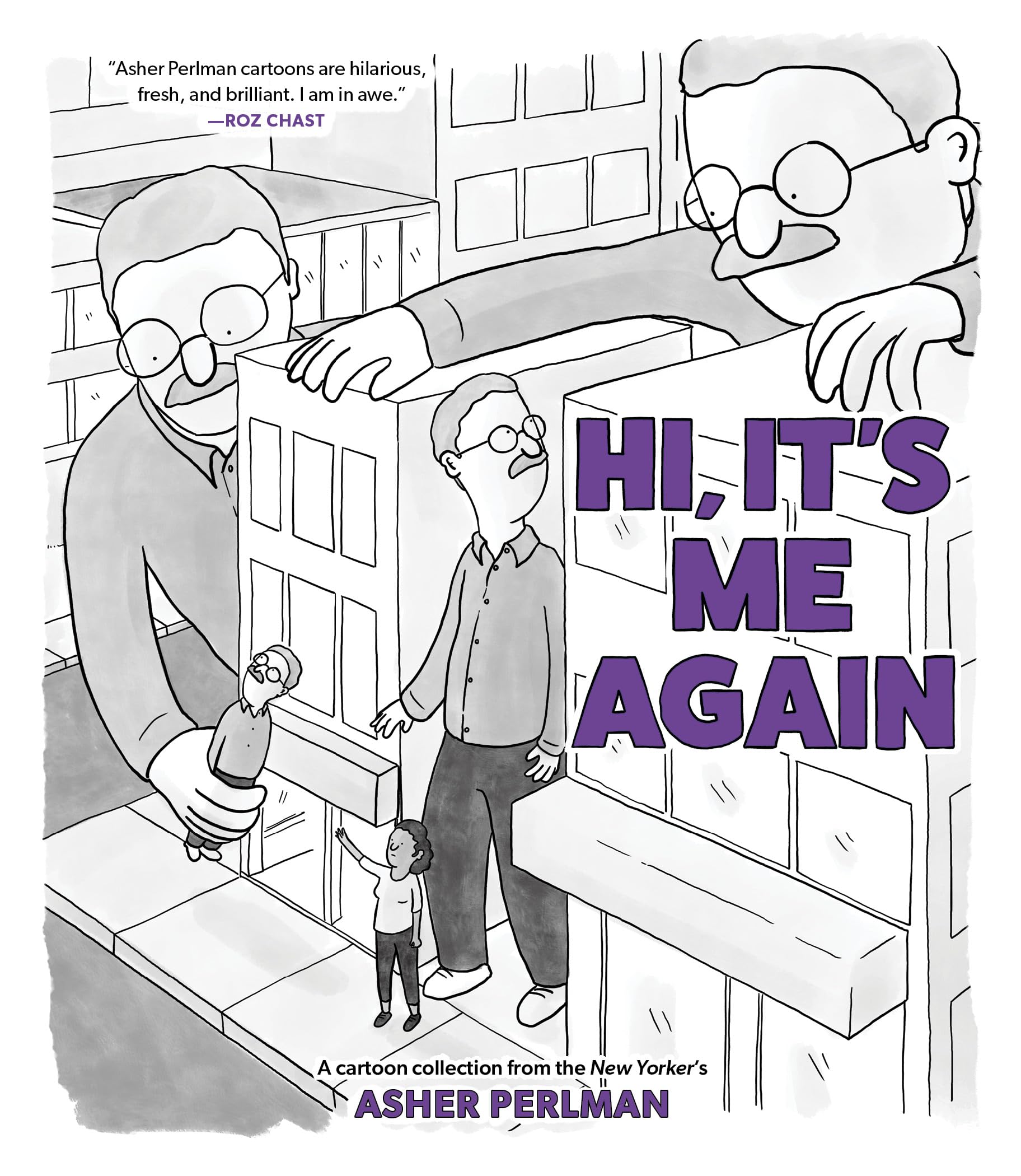 jaquette livre Hi, It's Me Again: A Cartoon Collection from the New Yorker's Asher Perlman