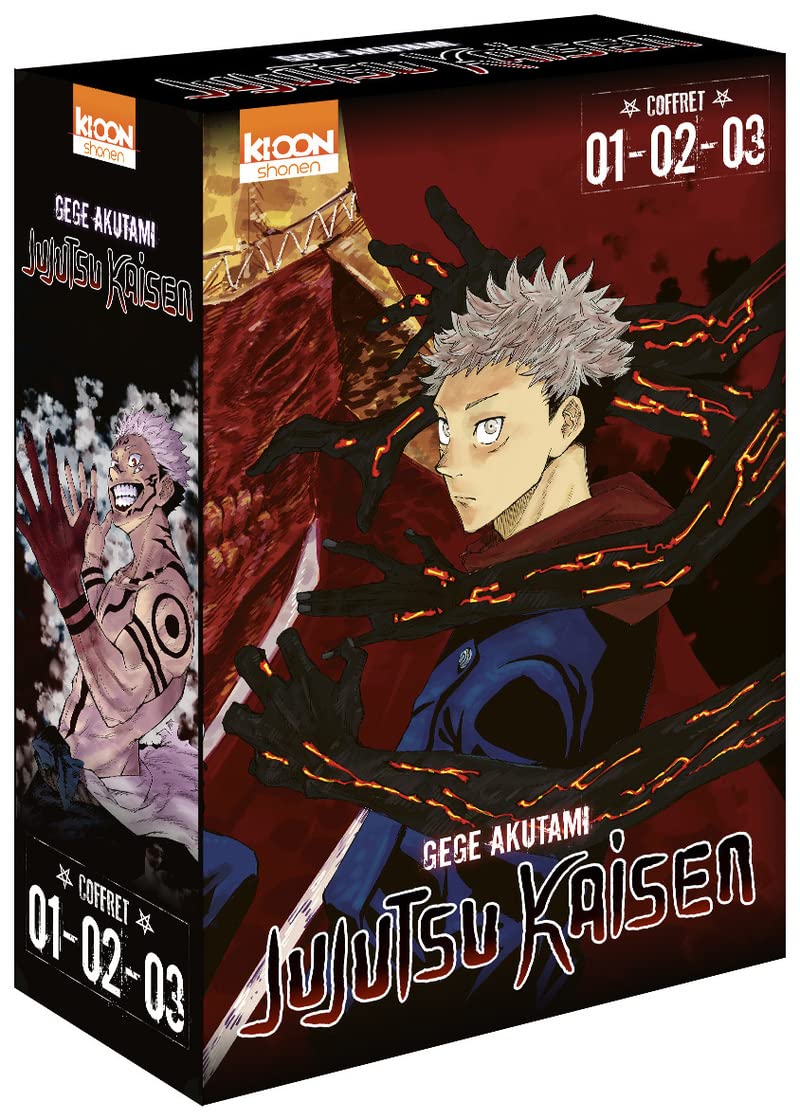 jaquette album Coffret Jujutsu Kaisen vol. 1 à 3