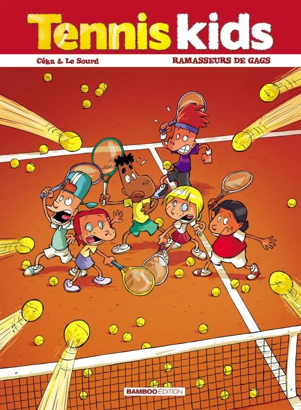 jaquette album Tennis kids - tome 01 - nouvelle édition: Ramasseurs de gags