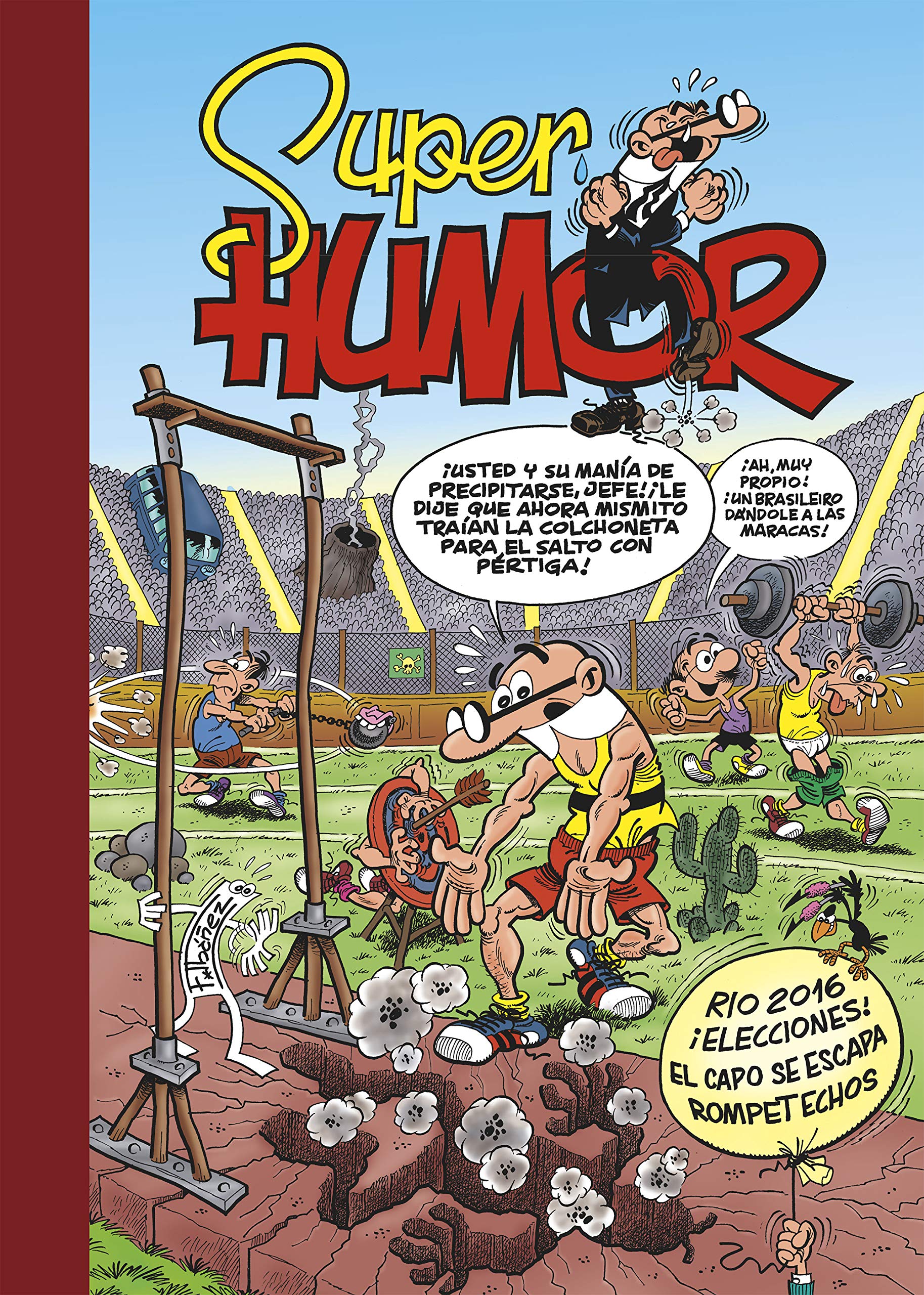 jaquette album Río 2016 | ¡Elecciones! | ¡El capo se escapa! (Súper Humor Mortadelo 61)