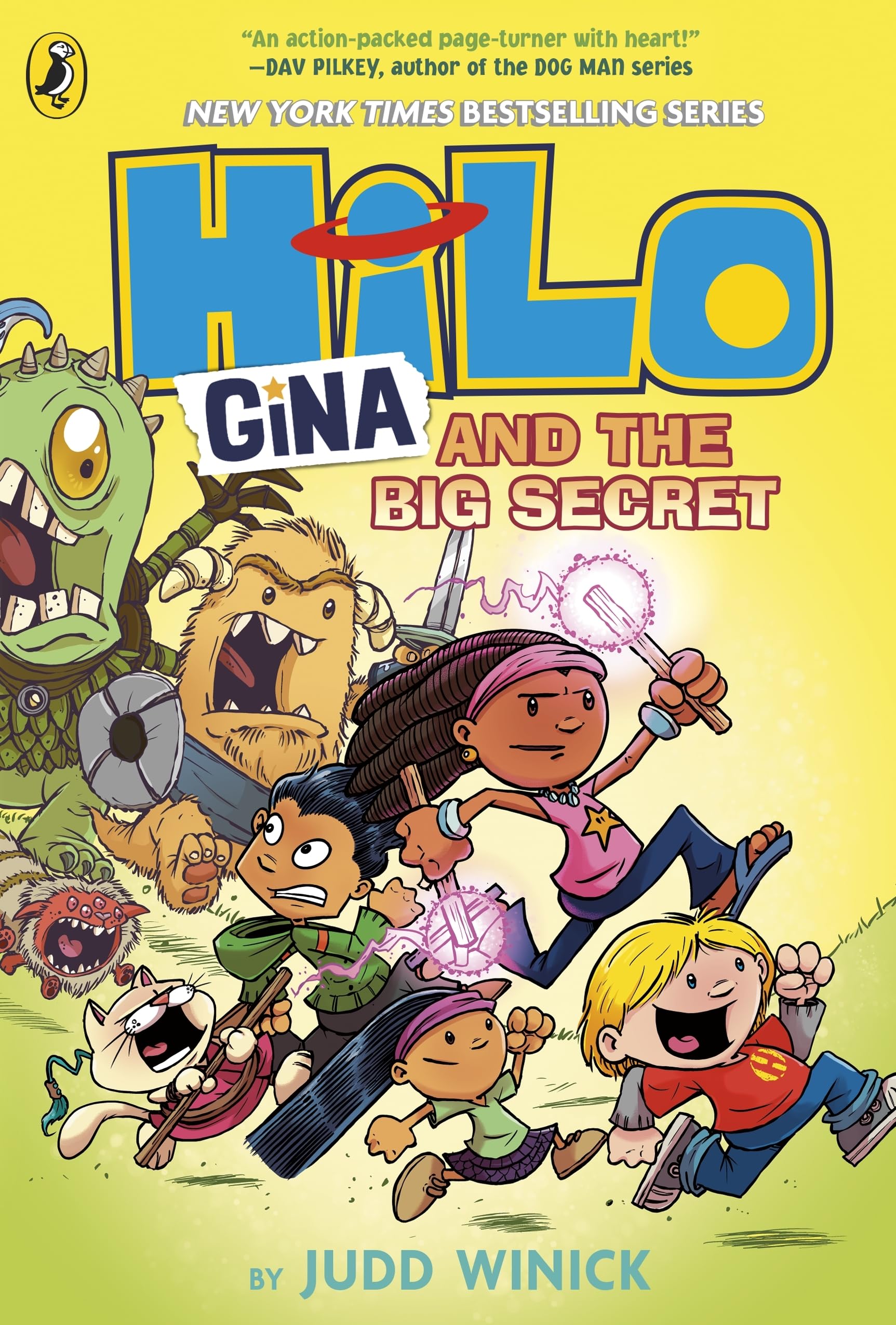 jaquette album Hilo: Gina and the Big Secret: A bestselling graphic novel series