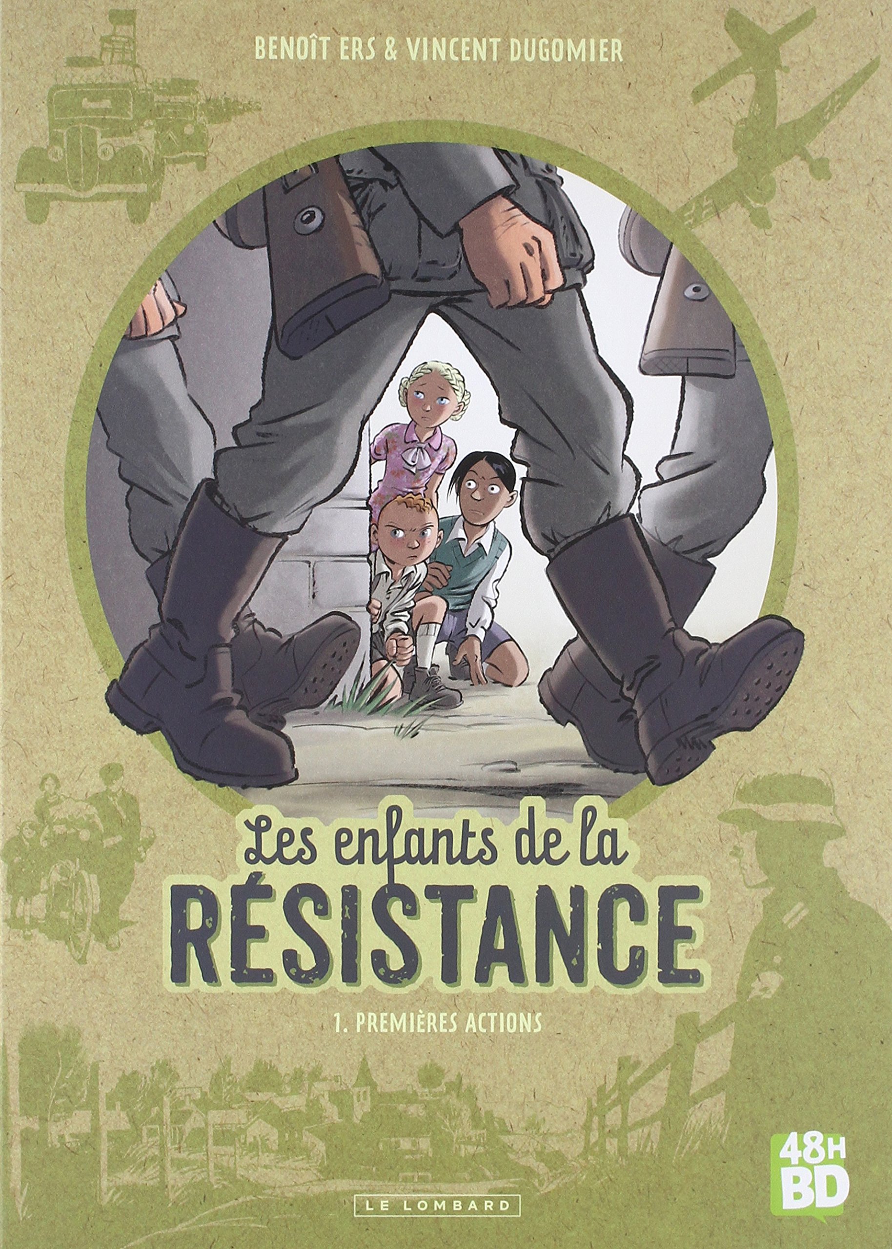 jaquette album Les Enfants de la Résistance T01 - 48H BD 2018