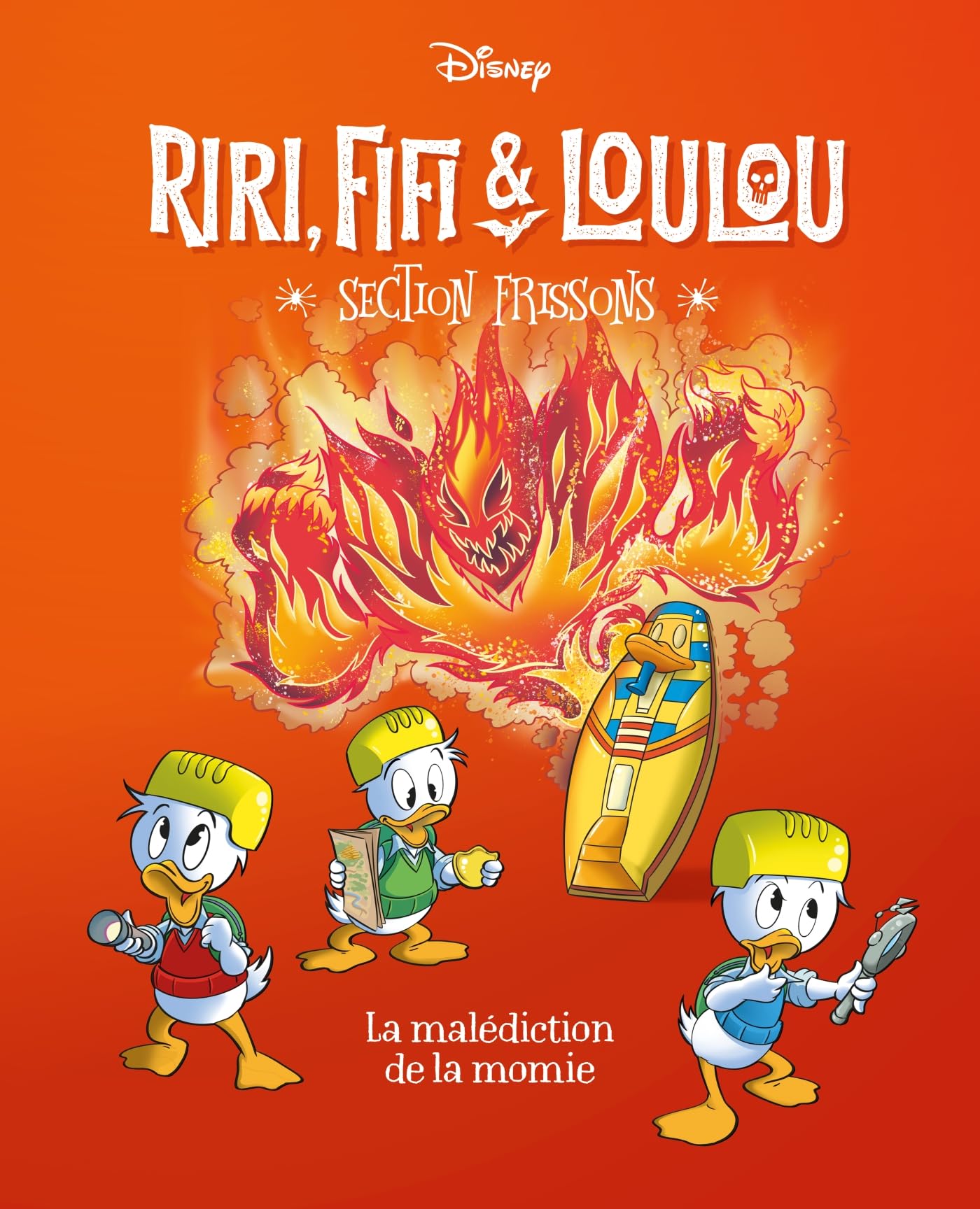 jaquette album La malédiction de la momie: Riri, Fifi & Loulou Section frissons - Tome 6