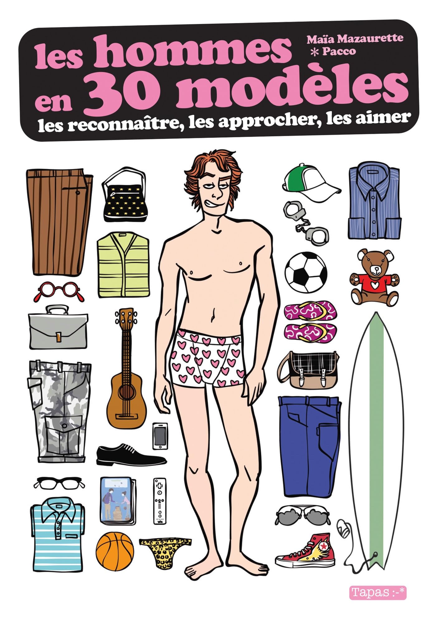 jaquette album Les Hommes en 30 modèles: Les reconnaître, les approcher,les aimer