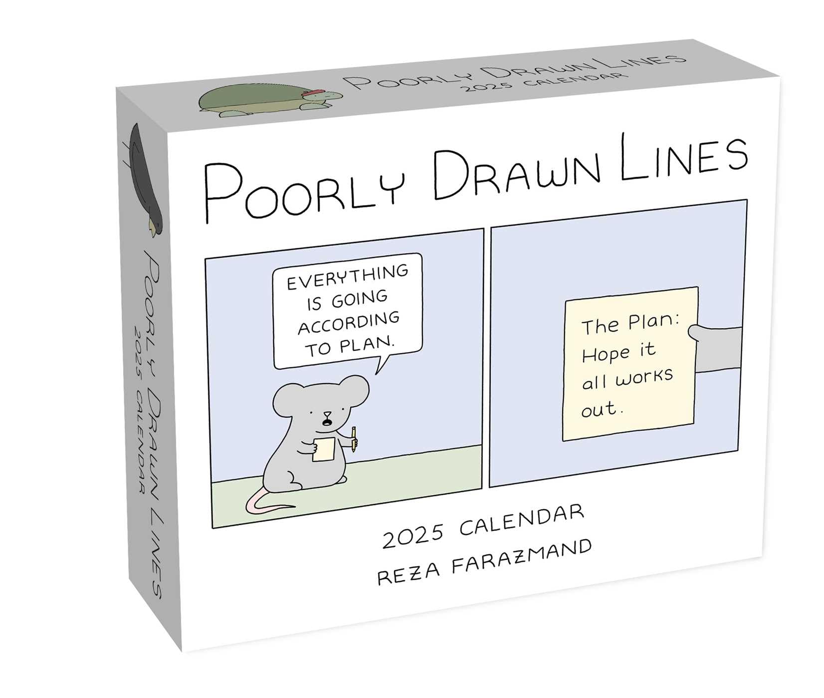 jaquette livre Poorly Drawn Lines 2025 Day-to-Day Calendar