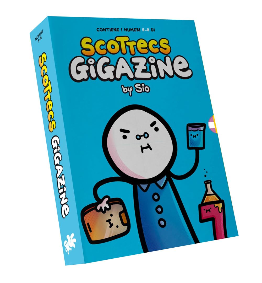 jaquette album Scottecs Gigazine. Cofanetto 2 (Vol. 5-8)