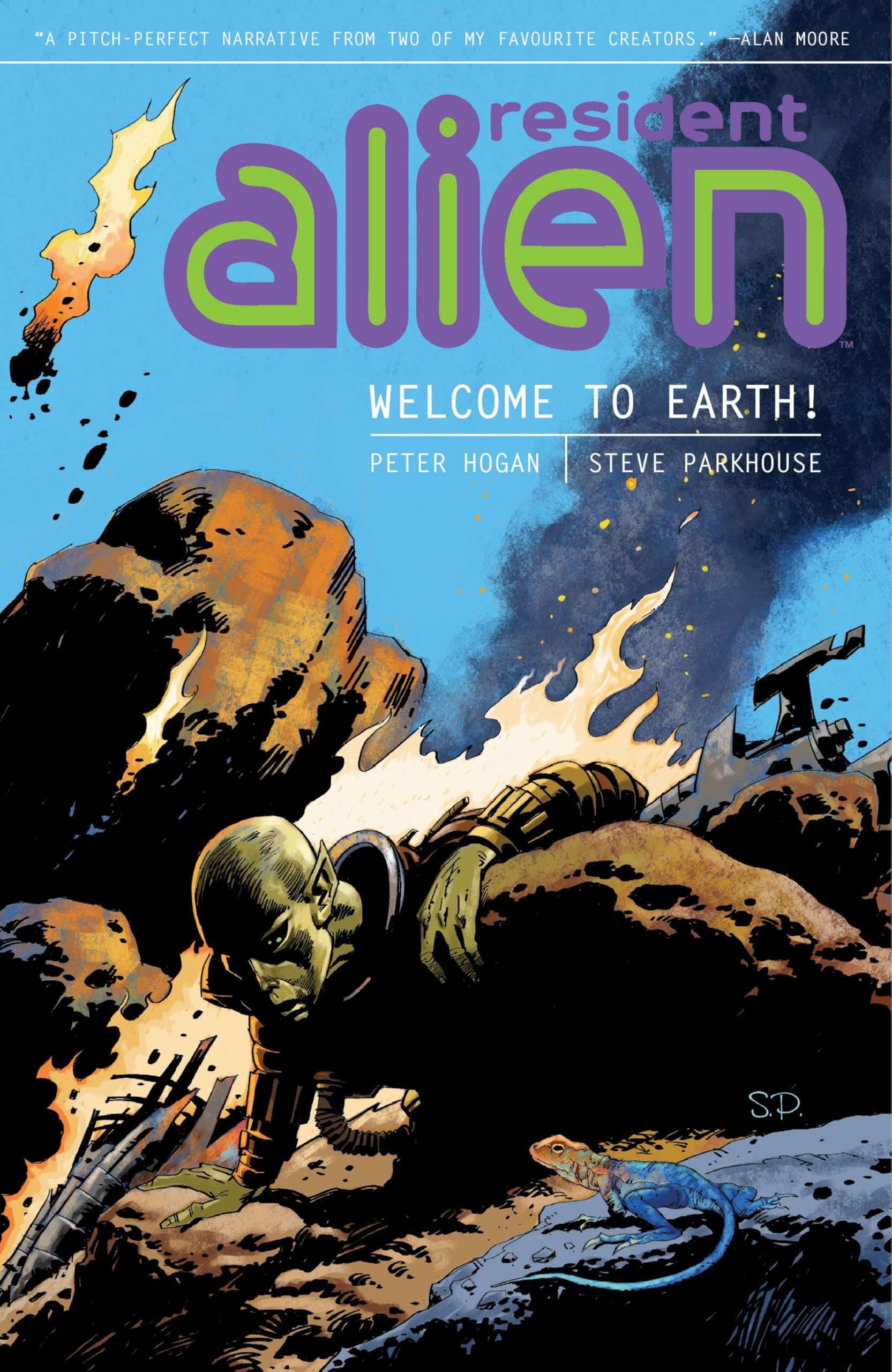 jaquette album Resident Alien Volume 1: Welcome to Earth!