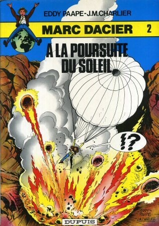 jaquette album Marc Dacier - A La Poursuite Du Soleil