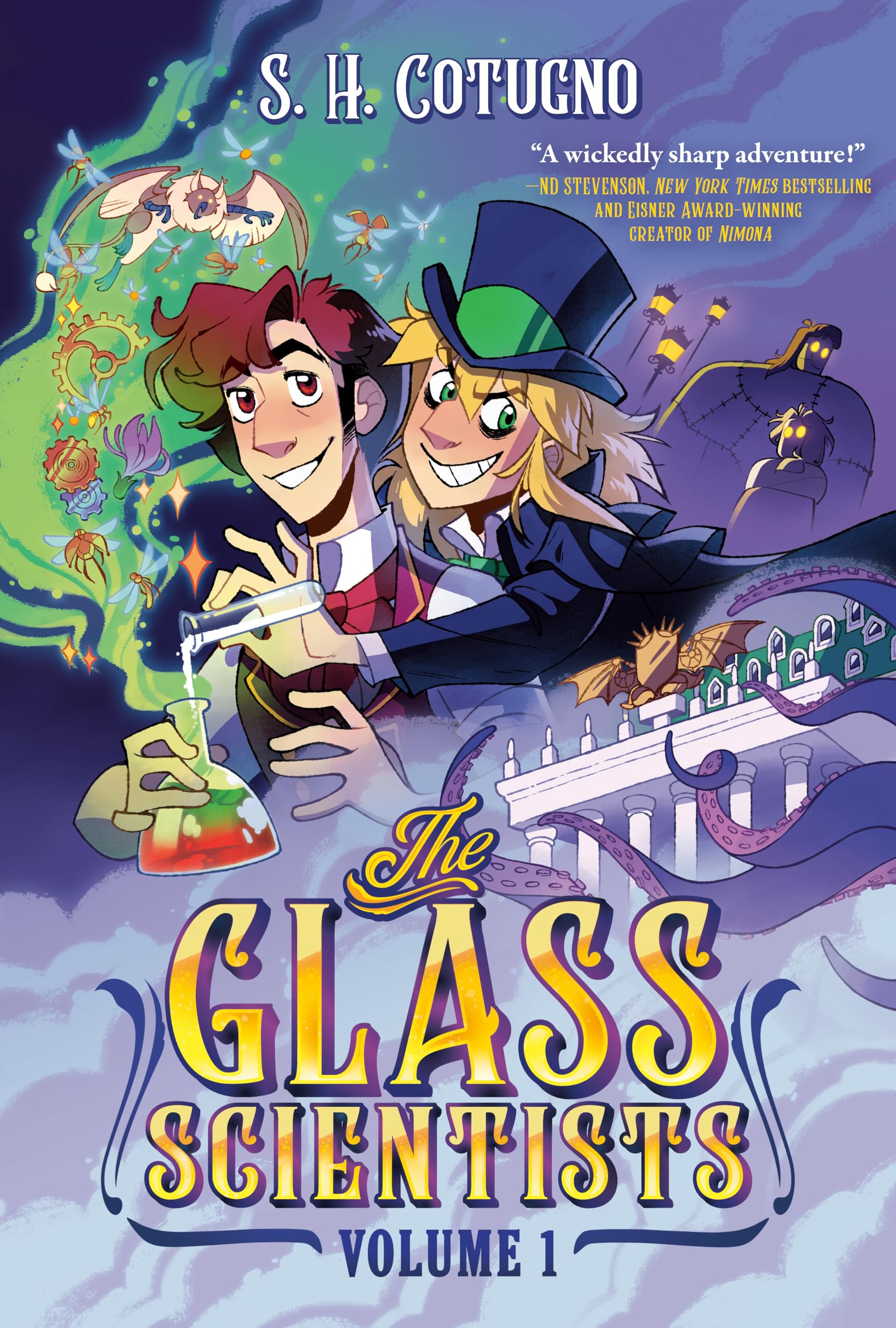 jaquette album The Glass Scientists: Volume One: A Graphic Novel
