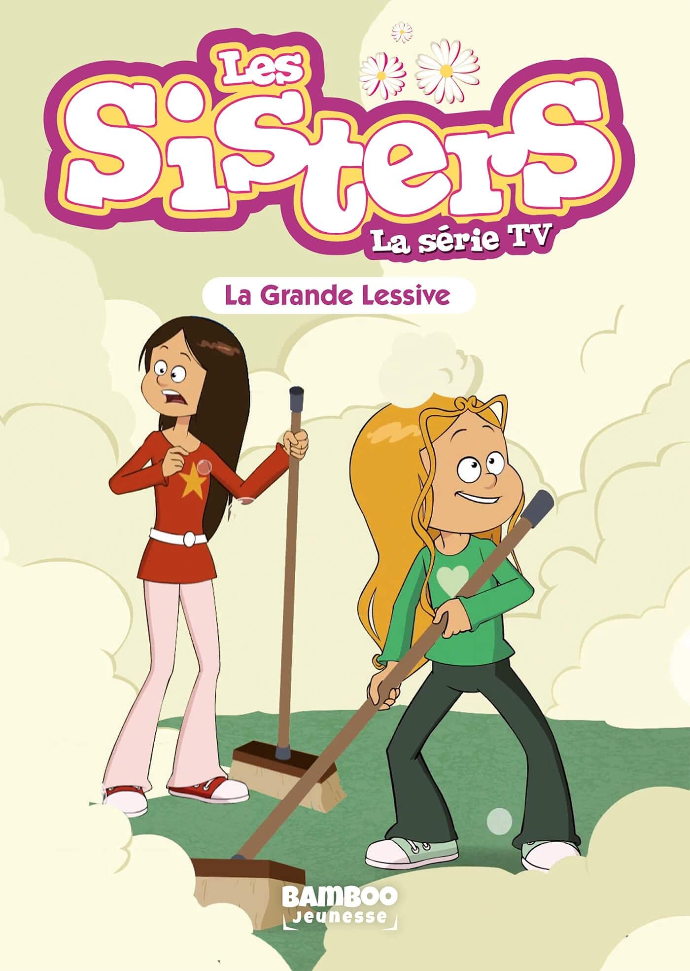 jaquette album Les Sisters - La Série TV - Poche - tome 45: La grande lessive