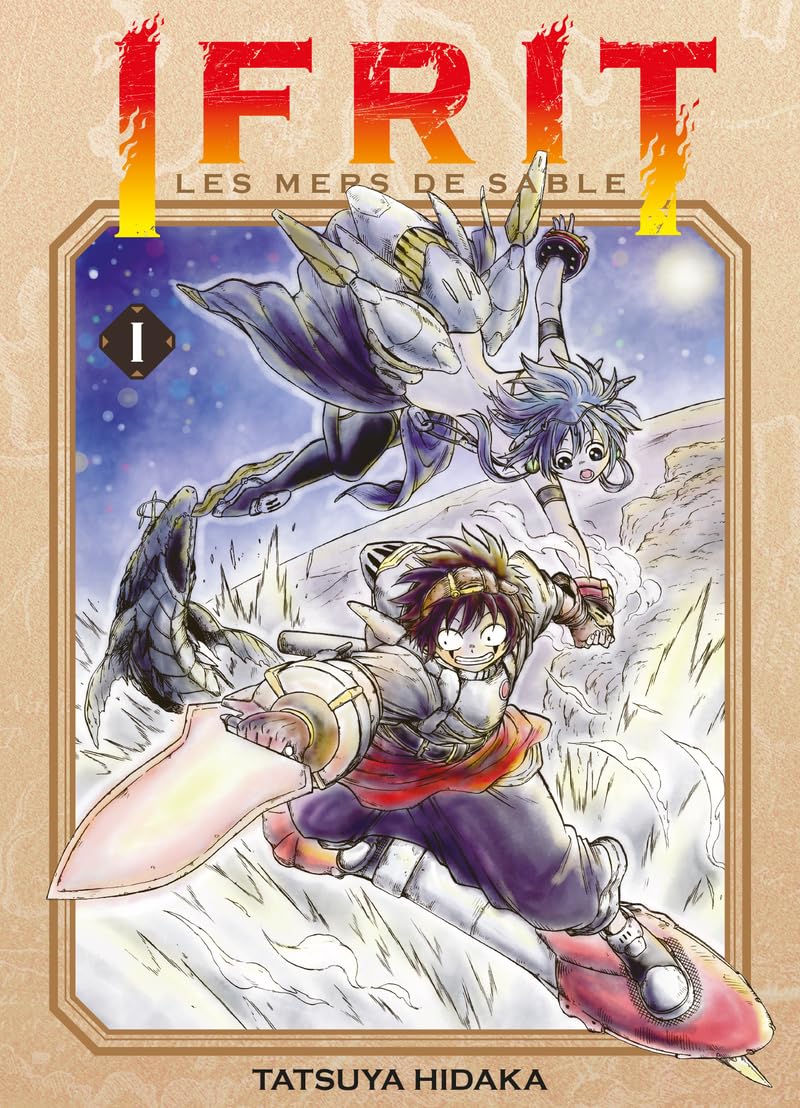 jaquette album Ifrit, les mers de sable T01
