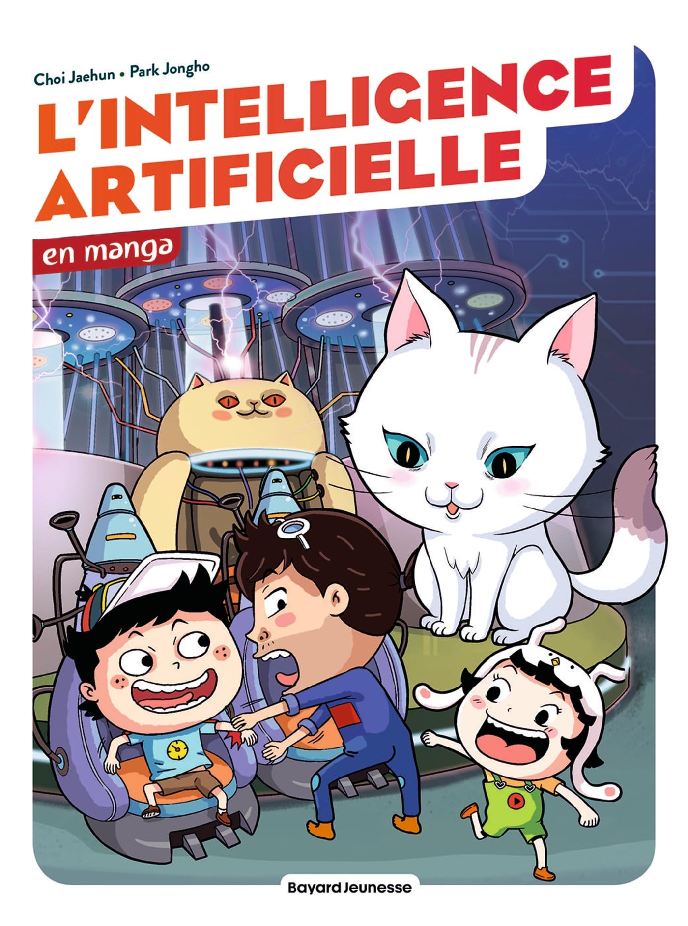 jaquette album L'intelligence artificielle en manga: Le mystère du chat robot