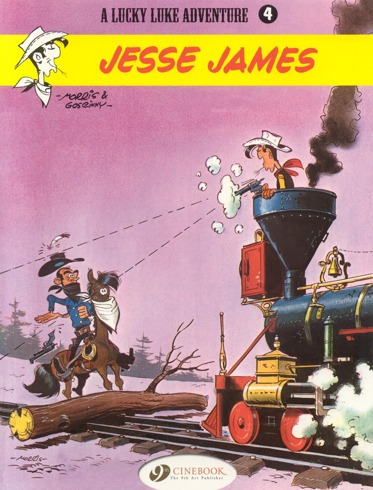 jaquette album Lucky Luke - tome 4 Jesse James (04)