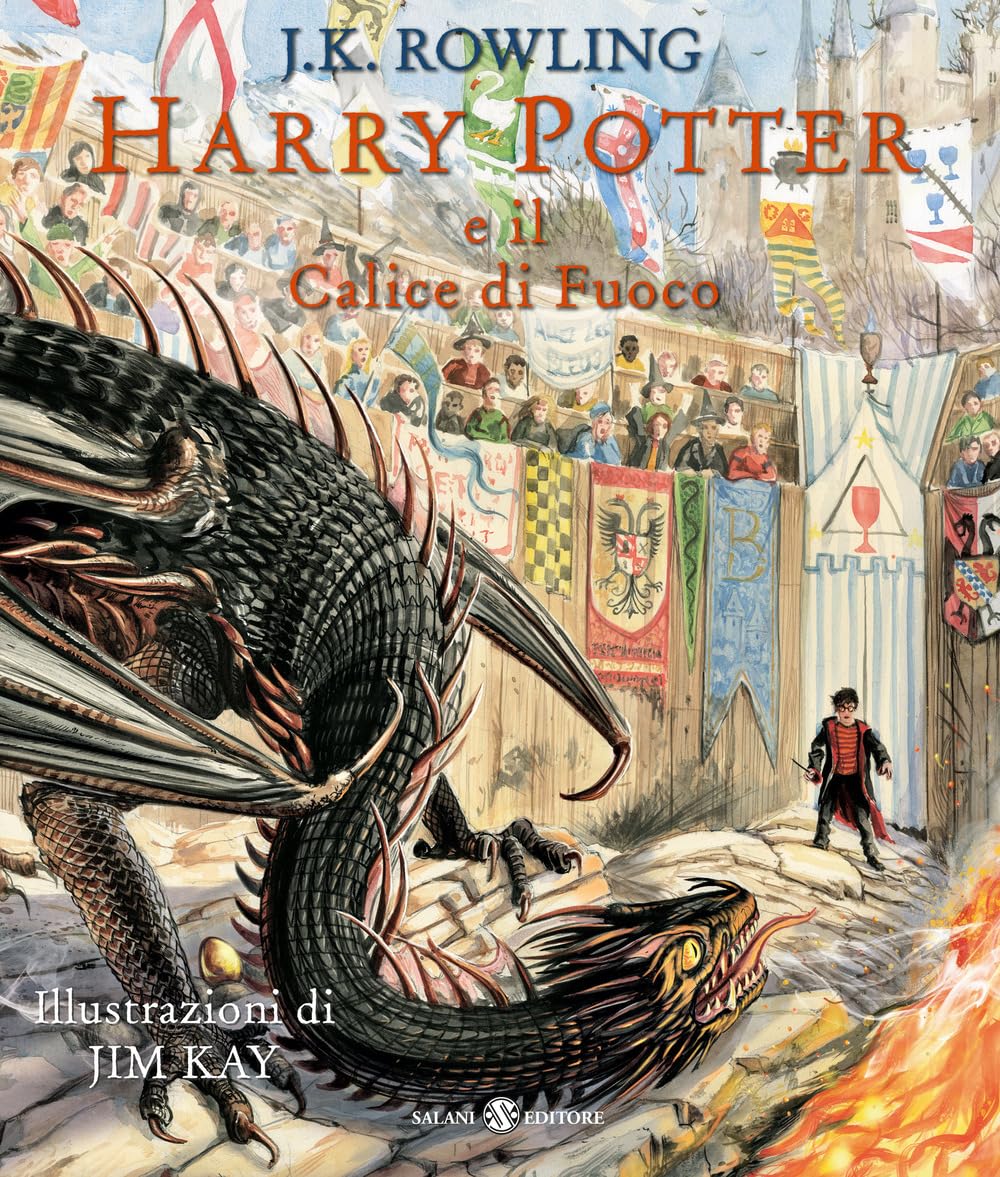 jaquette album Harry Potter e il calice di fuoco. Ediz. a colori