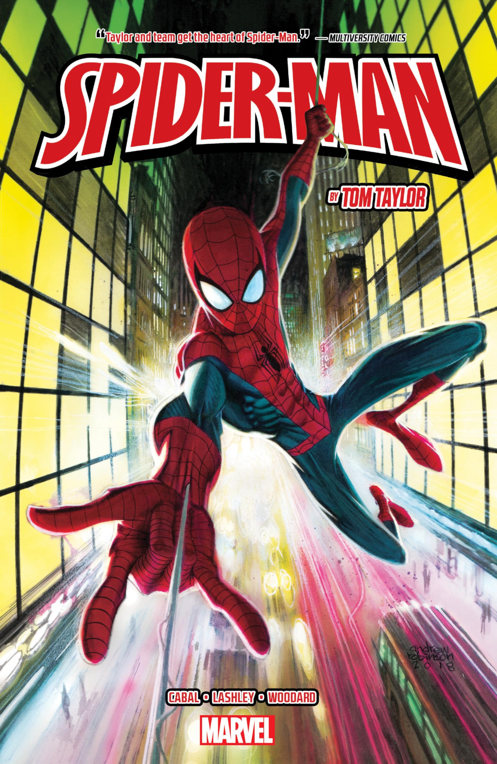 jaquette album SPIDER-MAN BY TOM TAYLOR