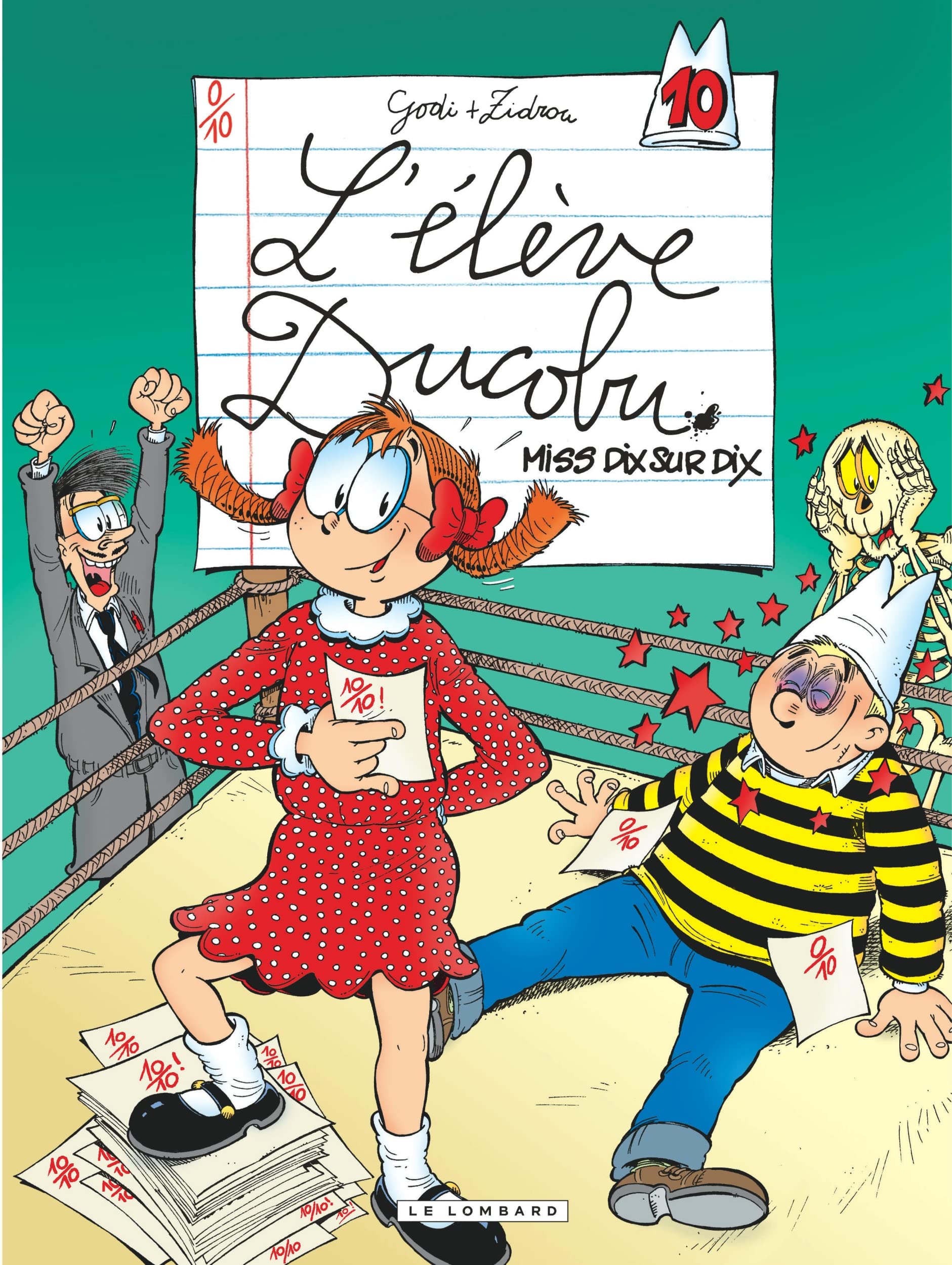 jaquette album Ducobu - Tome 10 - Miss dix sur dix