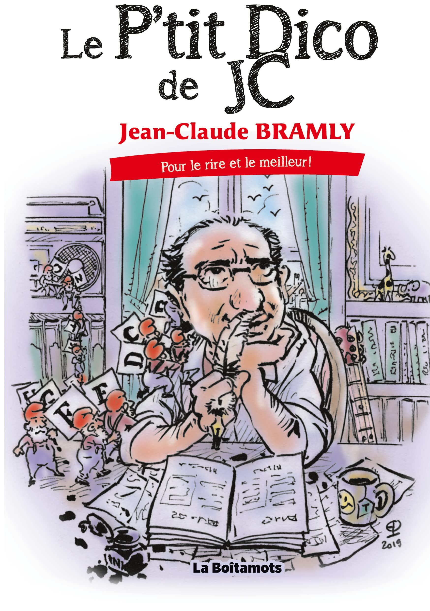 jaquette album Le p'tit Dico de JC: Pour le rire et le meilleur !