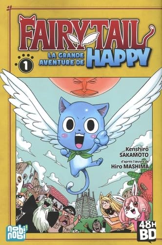 jaquette album Fairy Tail - La Grande Aventure De Happy Tome 1 - 48h De La Bd 2023
