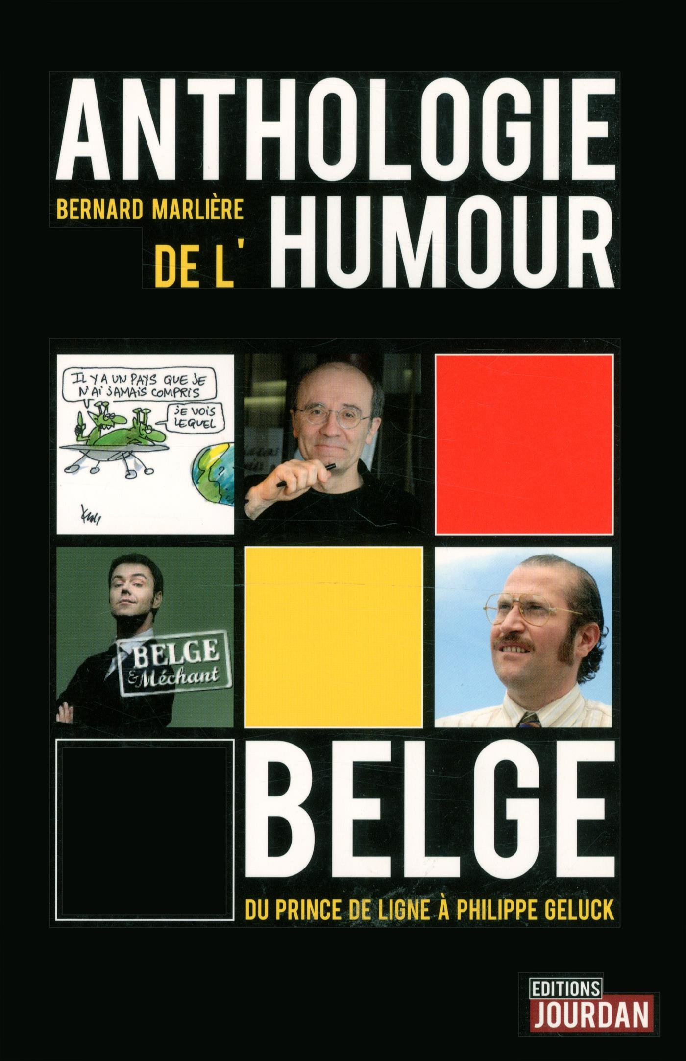 jaquette album Anthologie de l'humour Belge - Du Prince de ligne à Philippe Geluk