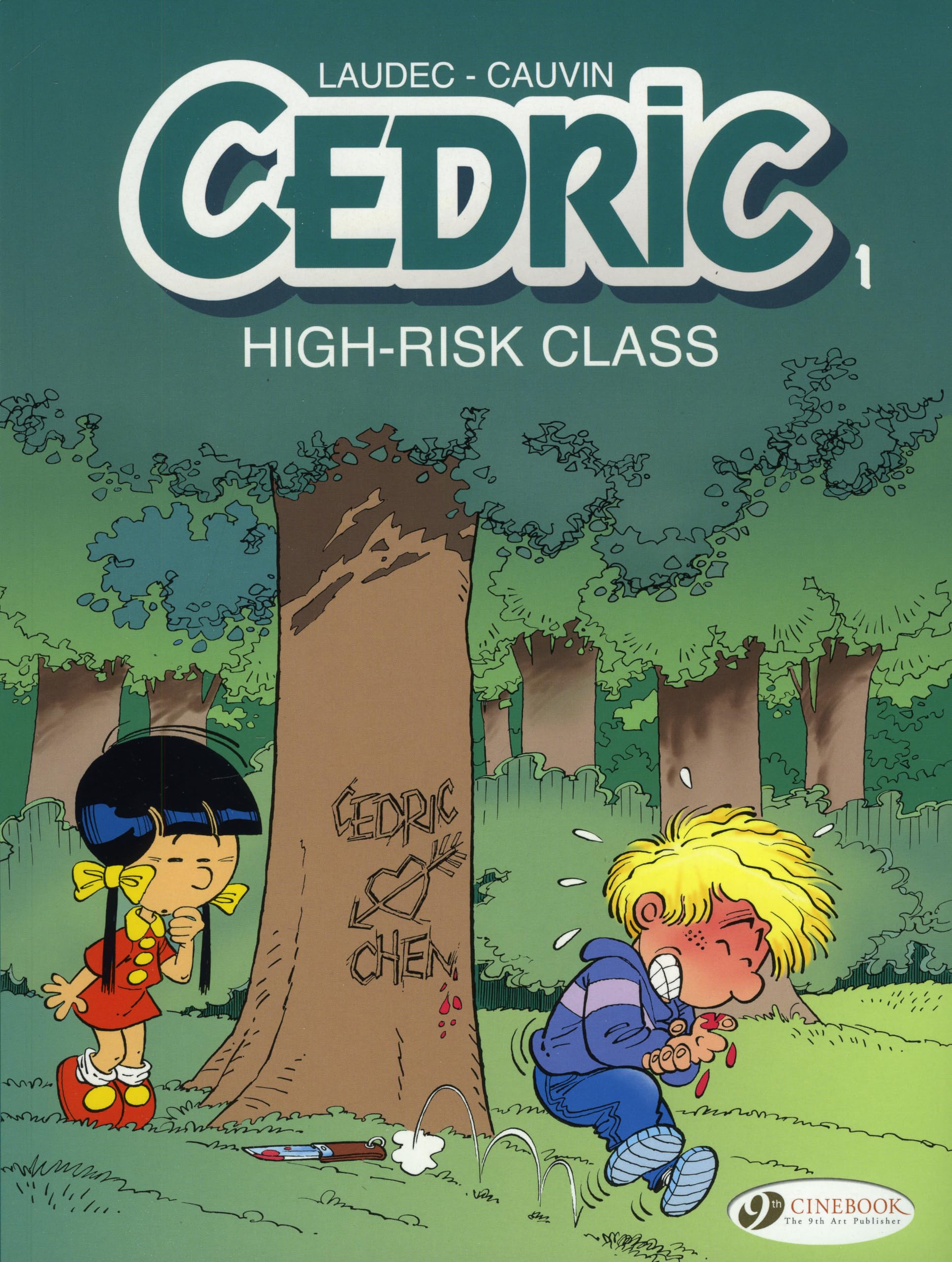 jaquette album Cédric - tome 1 High Risk Class (1)