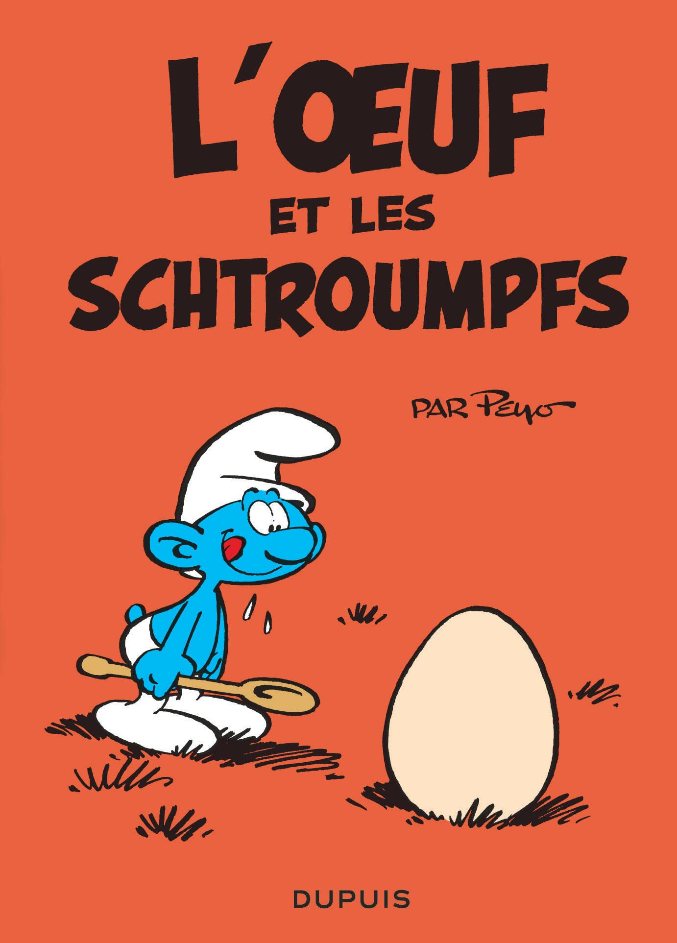 L' uf et les Schtroumpfs