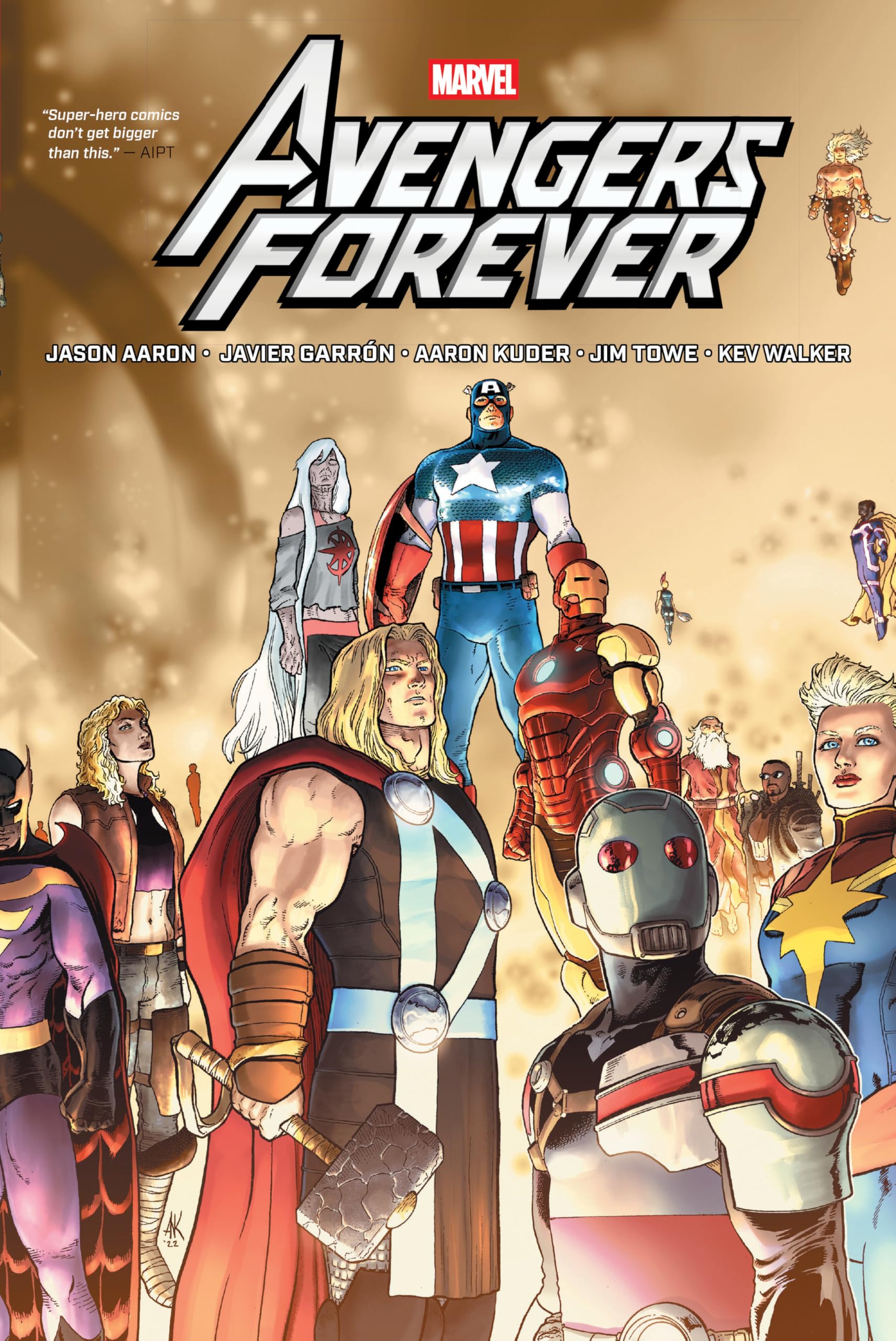 AVENGERS FOREVER BY JASON AARON OMNIBUS AARON KUDER COVER