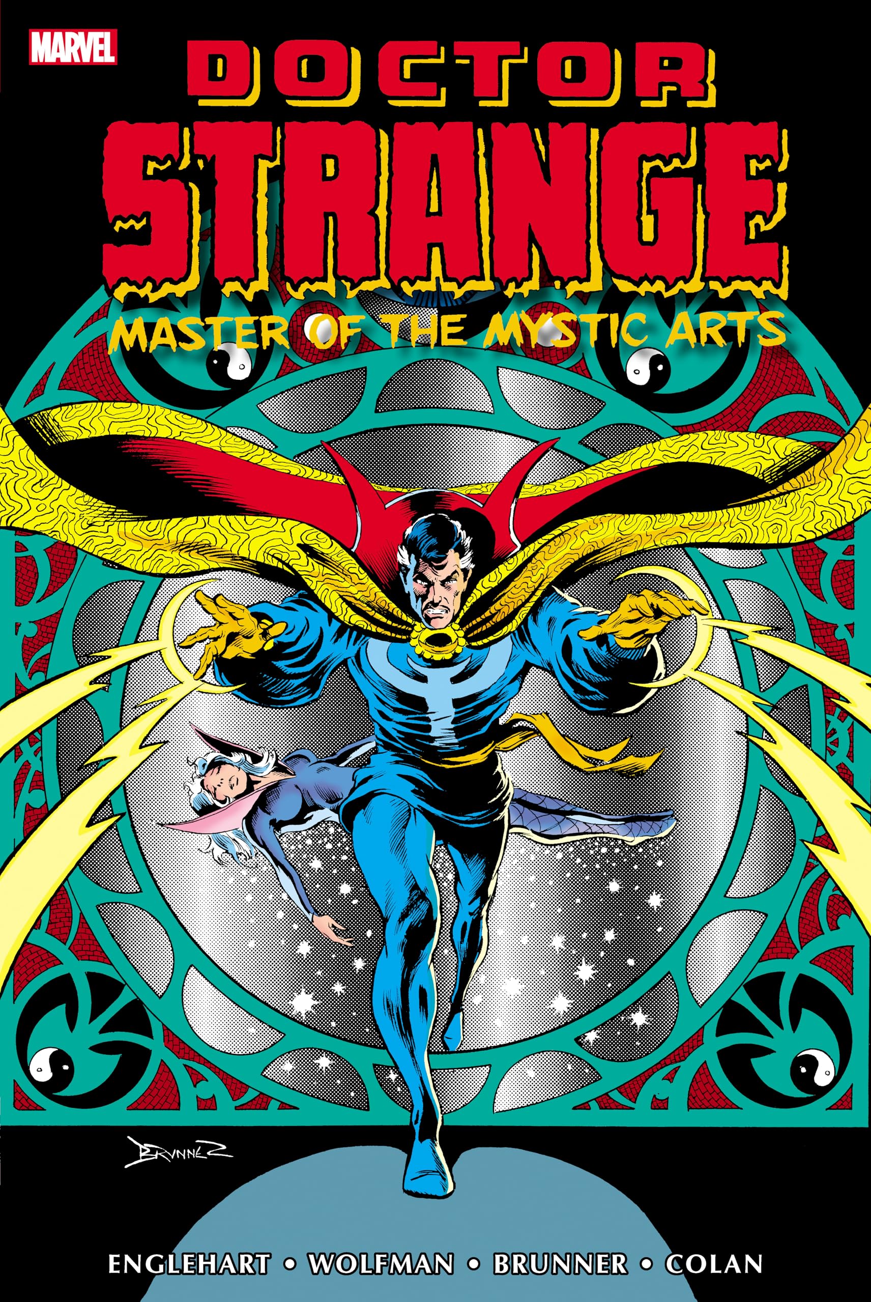 DOCTOR STRANGE: MASTER OF THE MYSTIC ARTS OMNIBUS VOL. 1 FRANK BRUNNER DOCTOR ST RANGE & CLEA COVER
