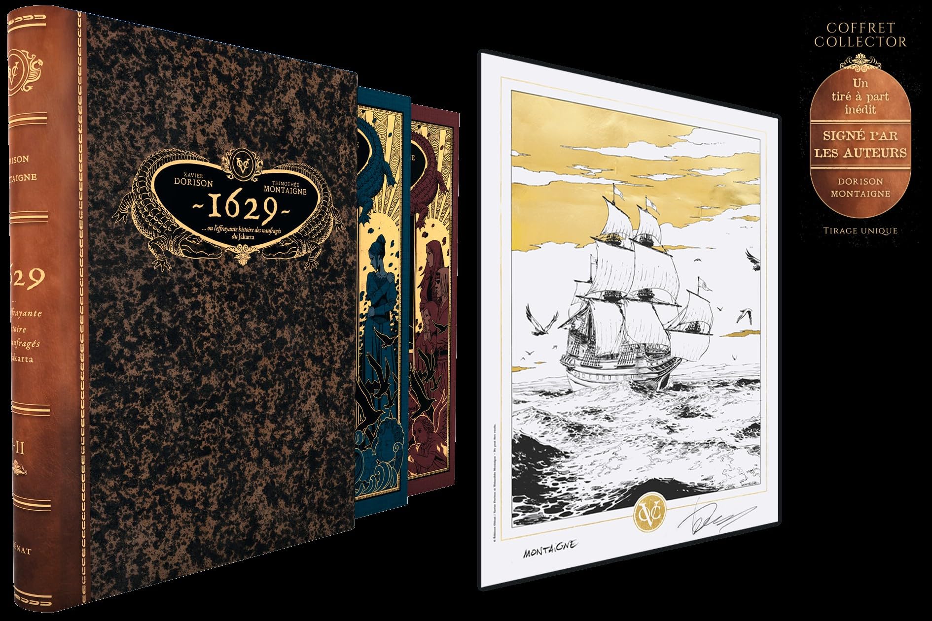 1629, ou l'effrayante histoire des naufragés du Jakarta - Coffret Tomes 01 et 02