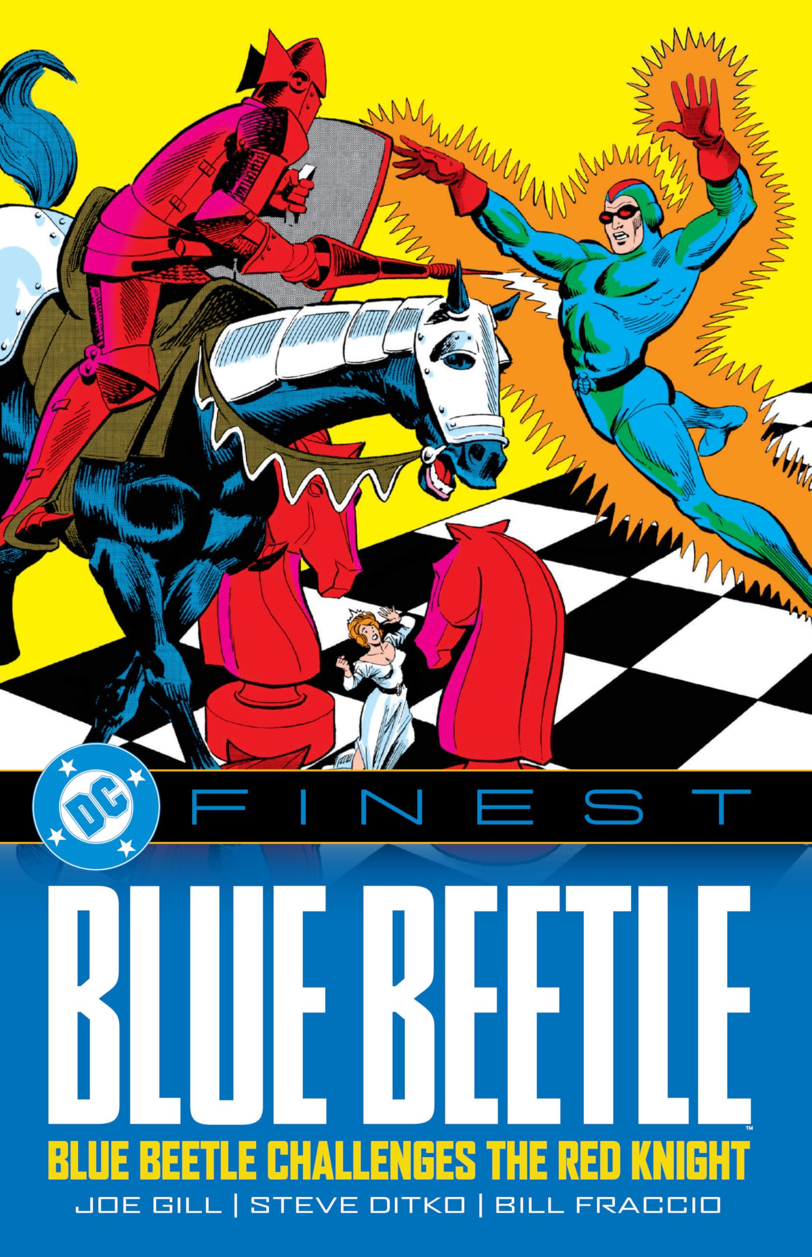 Blue Beetle Challenges the Red Knight