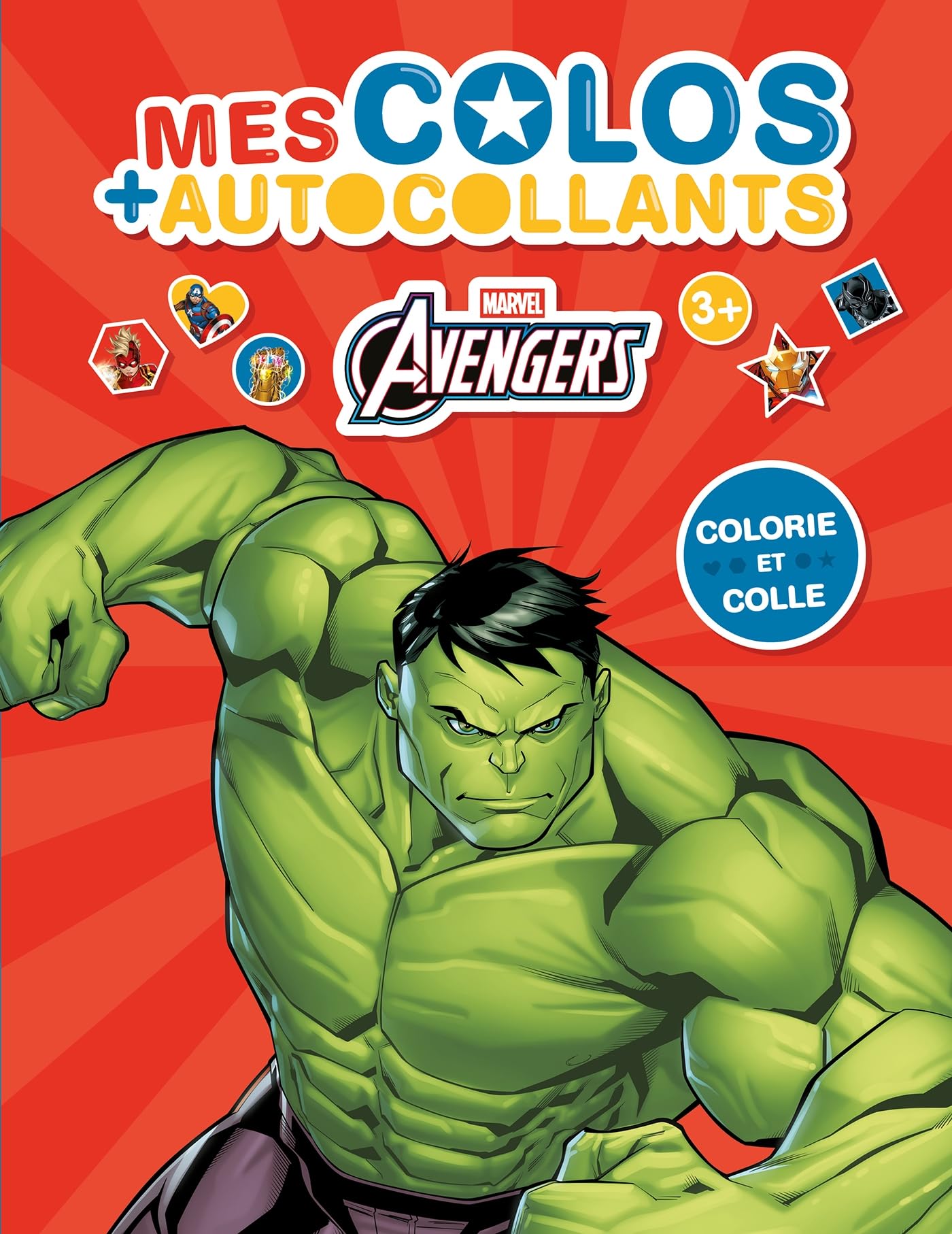 AVENGERS - Mes colos + autocollants - MARVEL