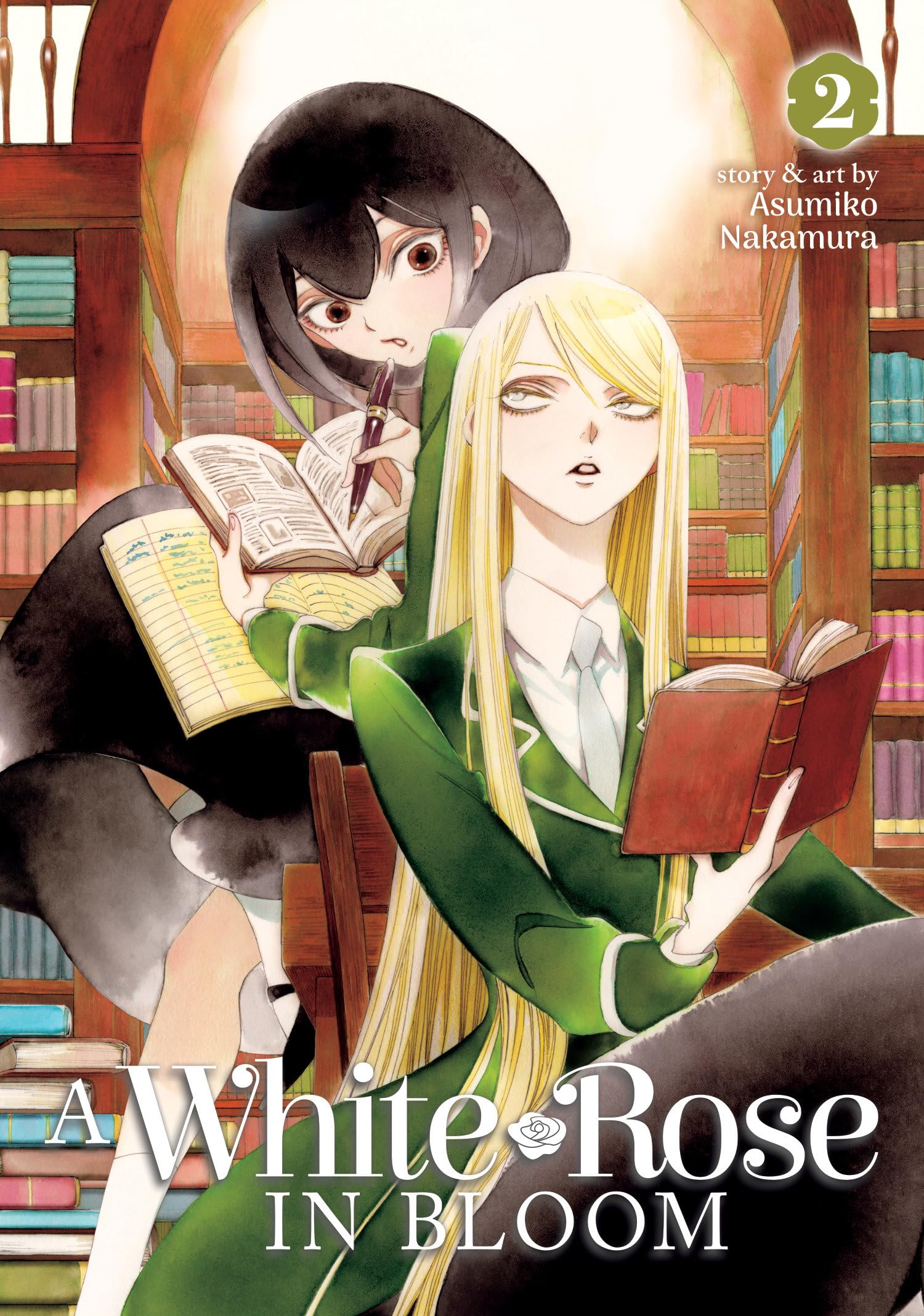 A White Rose in Bloom