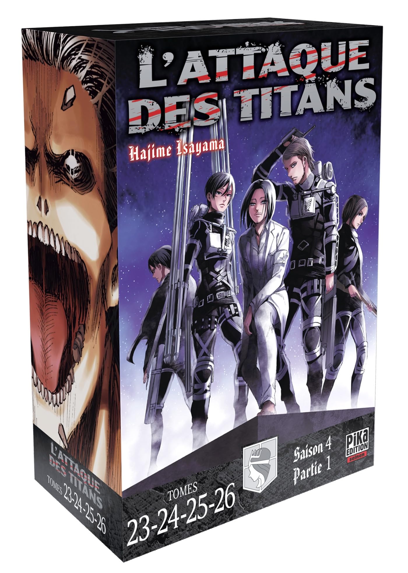 L'Attaque des Titans Coffret T23 à T26: Coffret 4 tomes