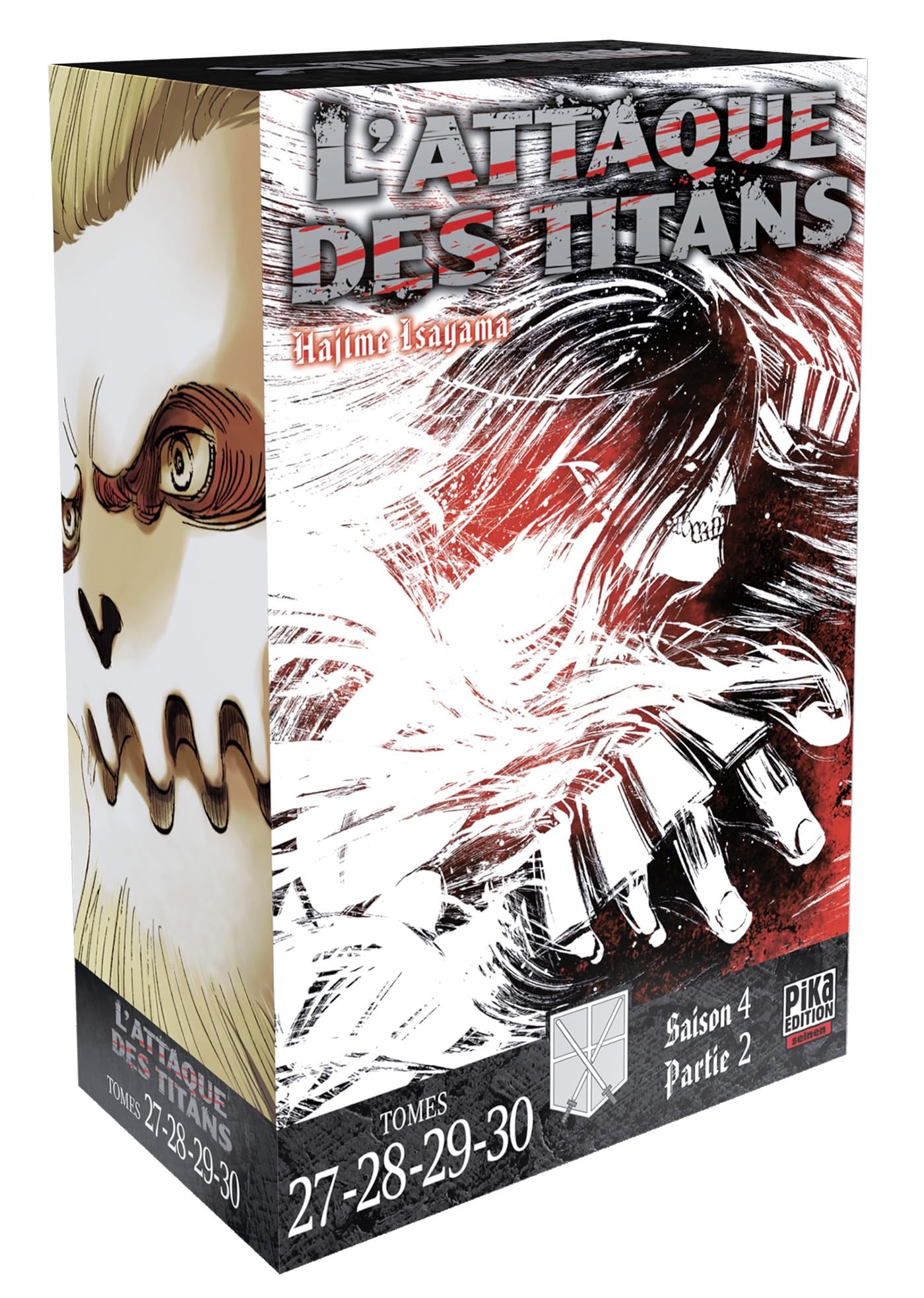 L'Attaque des Titans Coffret T27 à T30: Coffret 4 tomes