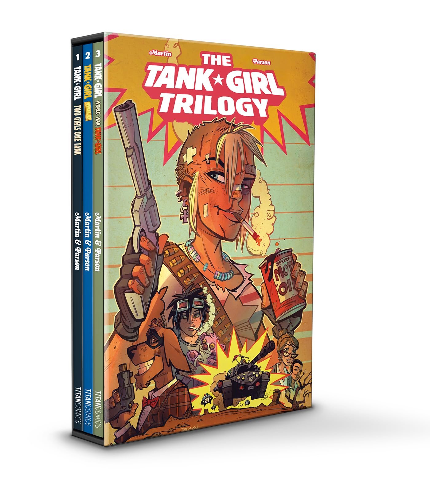 Trilogy Box Set: Gold, World War Tank Girl and Tank Girl: Two Girls, One Tank