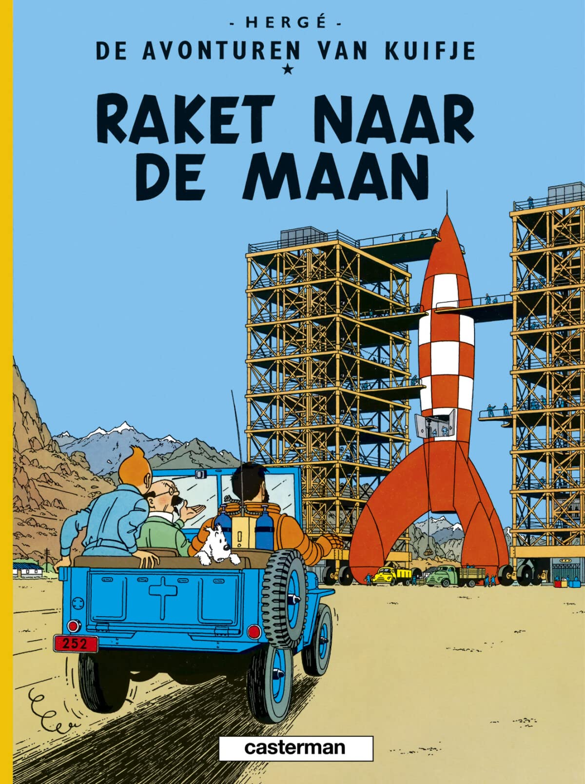 raket naar de maan