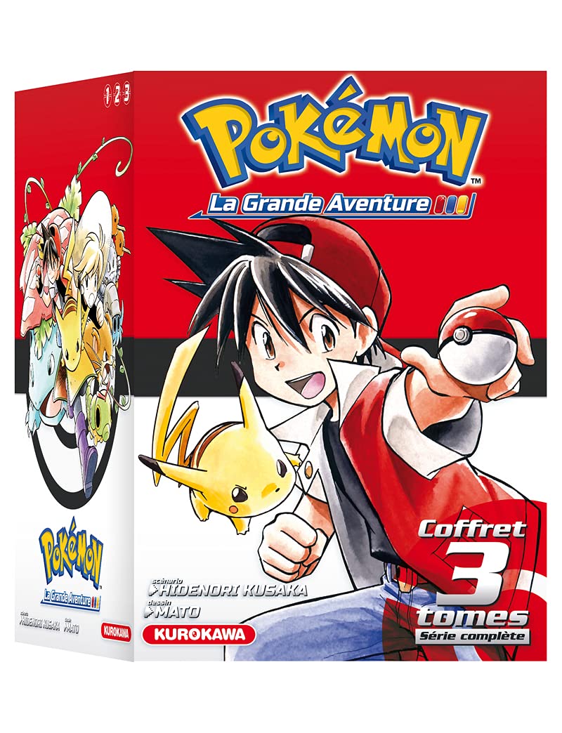 La Grande Aventure Tomes 1-2-3 + Guide Pokémon | Coffret