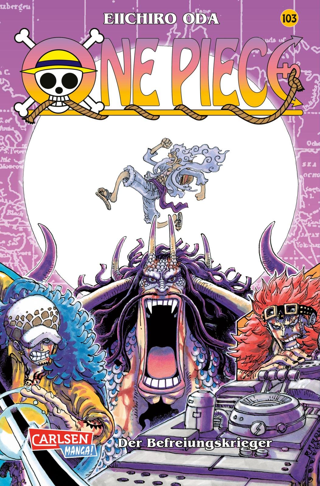 Action-Manga ab 10 Jahren über Ruffy, die Strohhut-Crew und ihre Suche nach dem größten Schatz der Grand Line