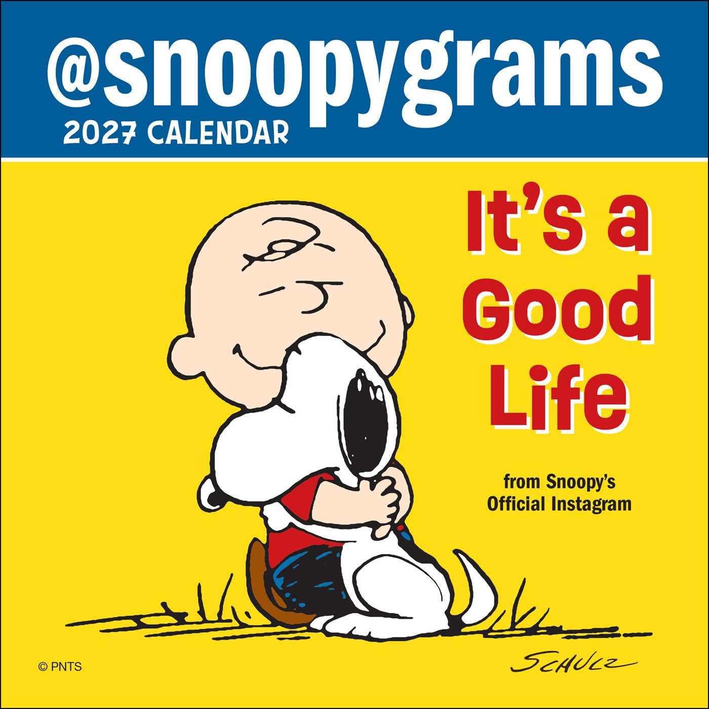 PEANUTS®: @Snoopygrams 2027 Mini Wall Calendar