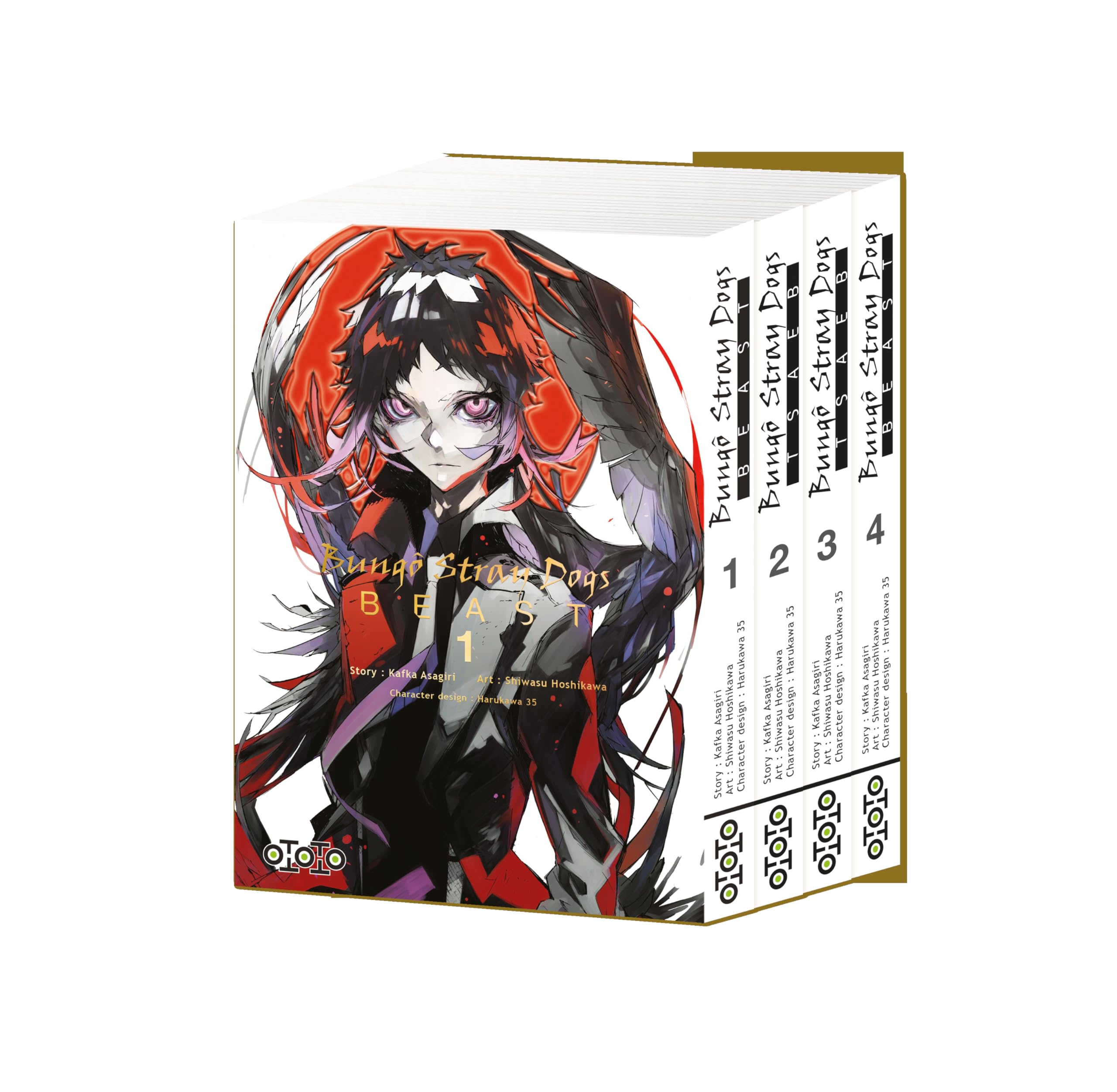 Pack Or : Bungo Stray Dogs Beast T01 à T04: Pack Or T01 à T04