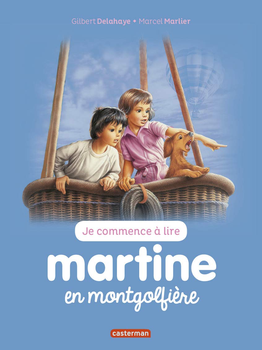 en montgolfière