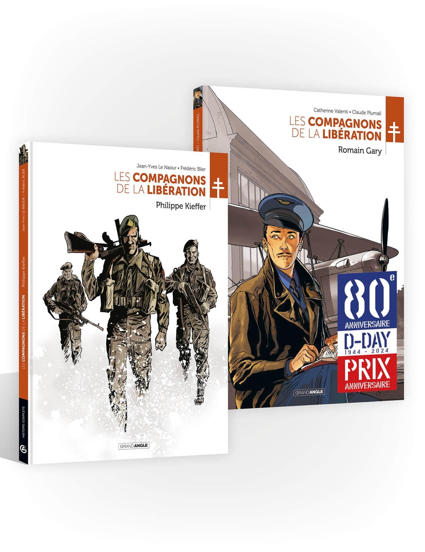 Pack 80 ans débarquement Gary/Kieffer