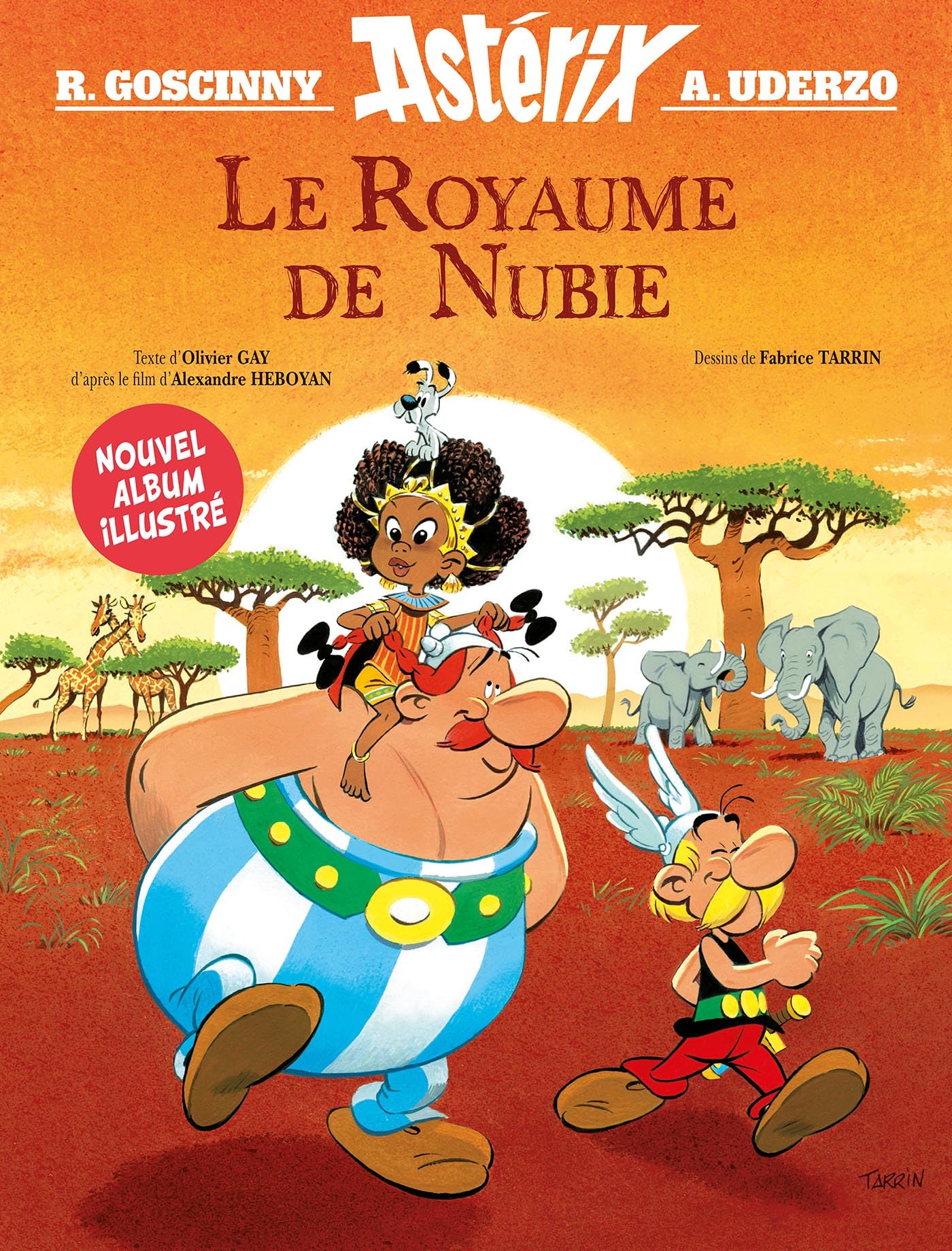 Astérix - Le royaume de Nubie - album illustré