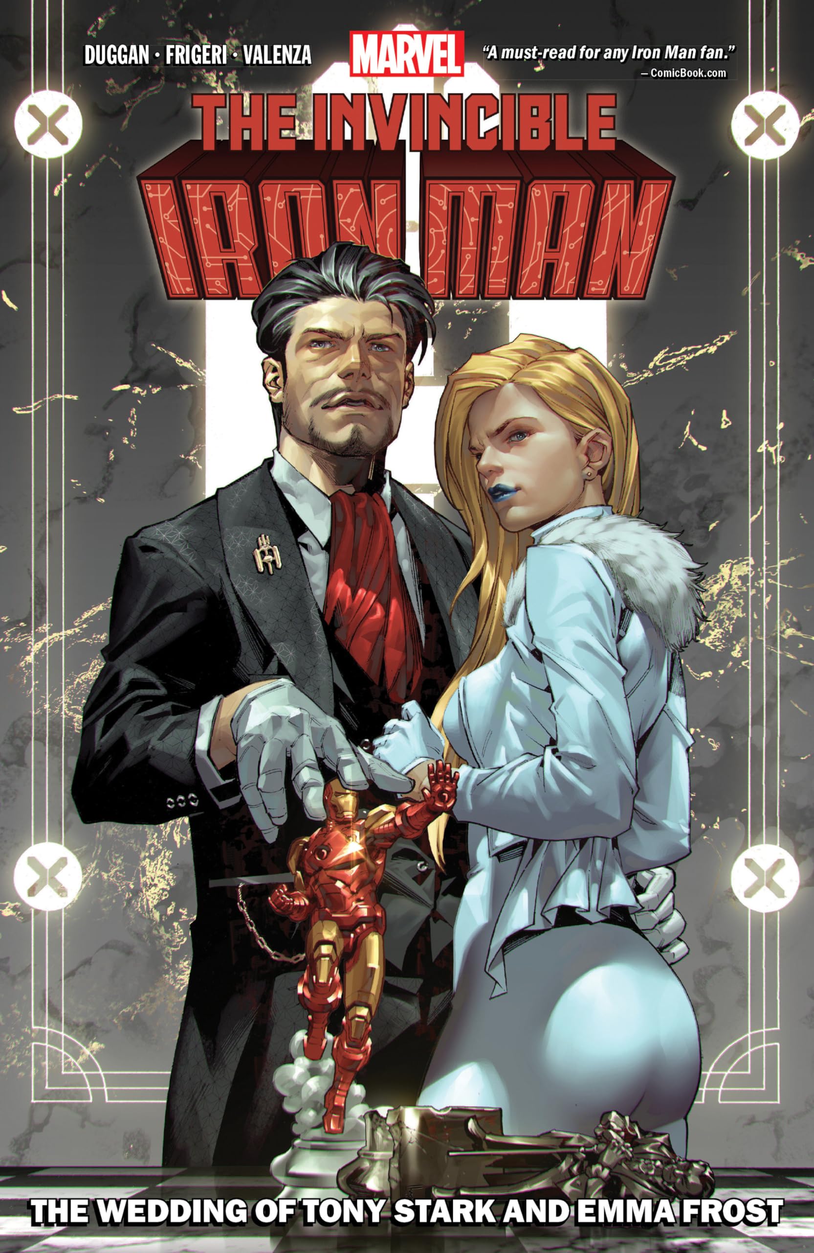 The Wedding of Tony Stark and Emma Frost